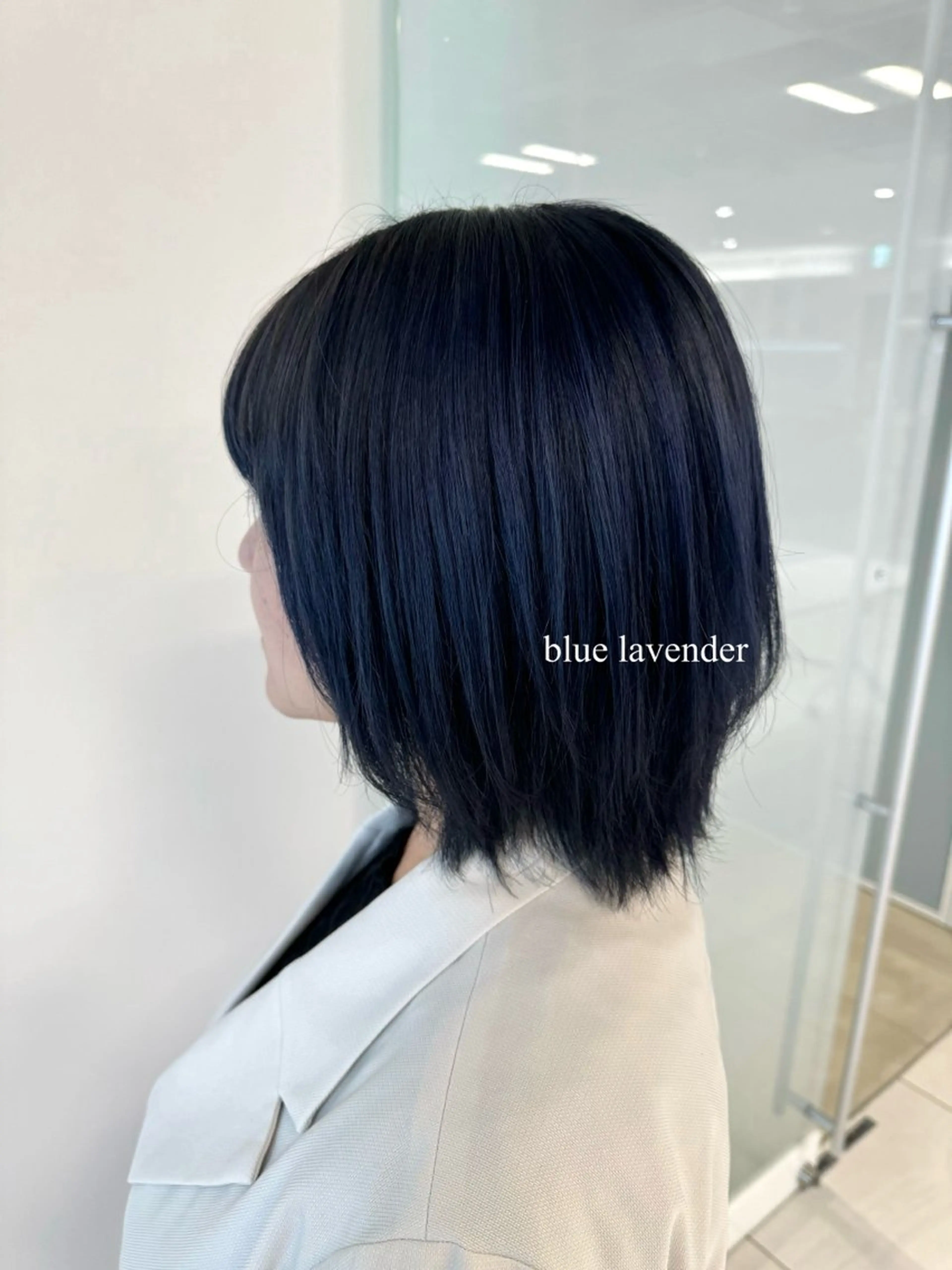 カラー ブルーカラー ブルーラベンダー ラベンダーカラー Ayuki /福岡美容室のヘアスタイル