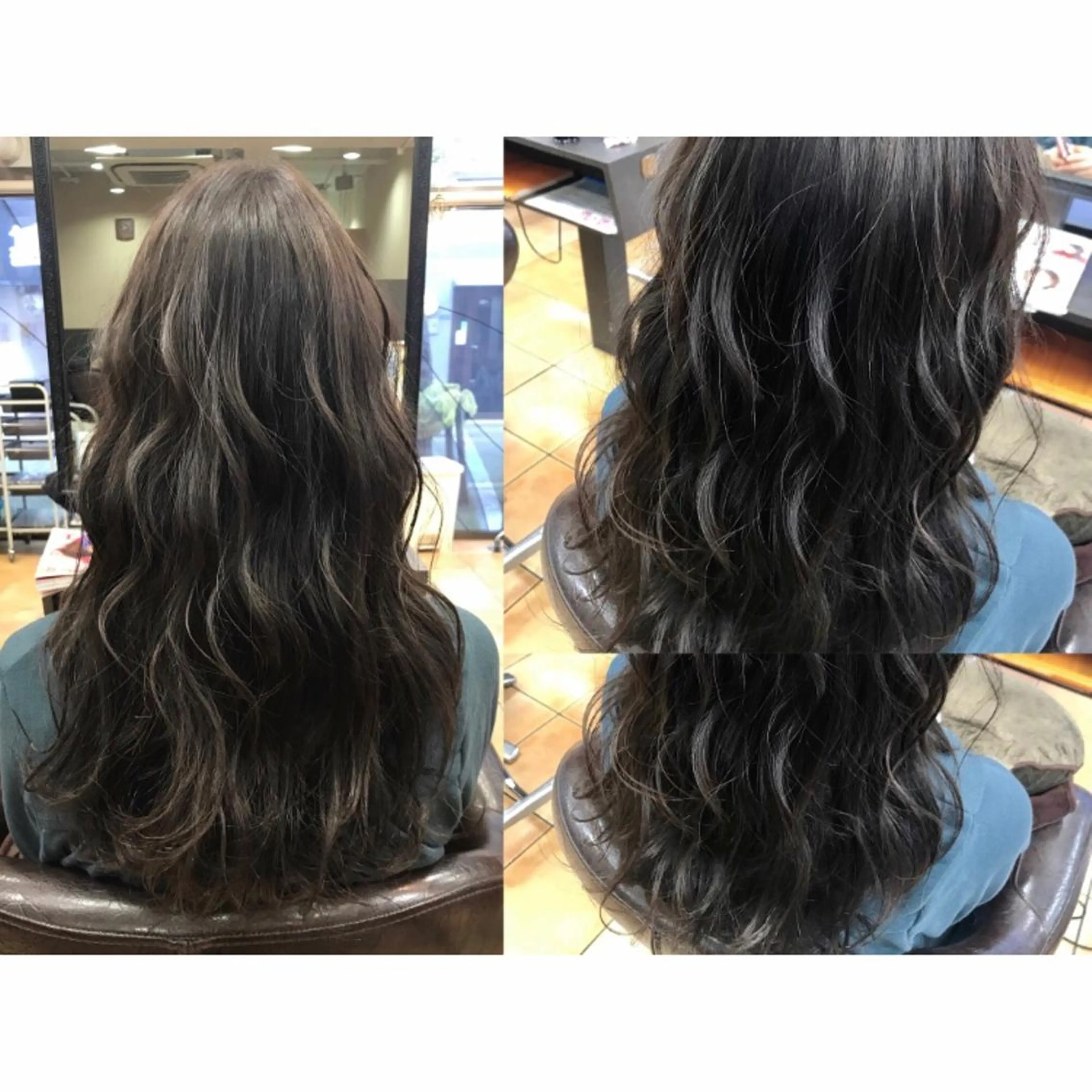 ロング ヘアアレンジ カット トリートメント 🫧透け感⋆艶髪💎 山口アヤカのヘアスタイル