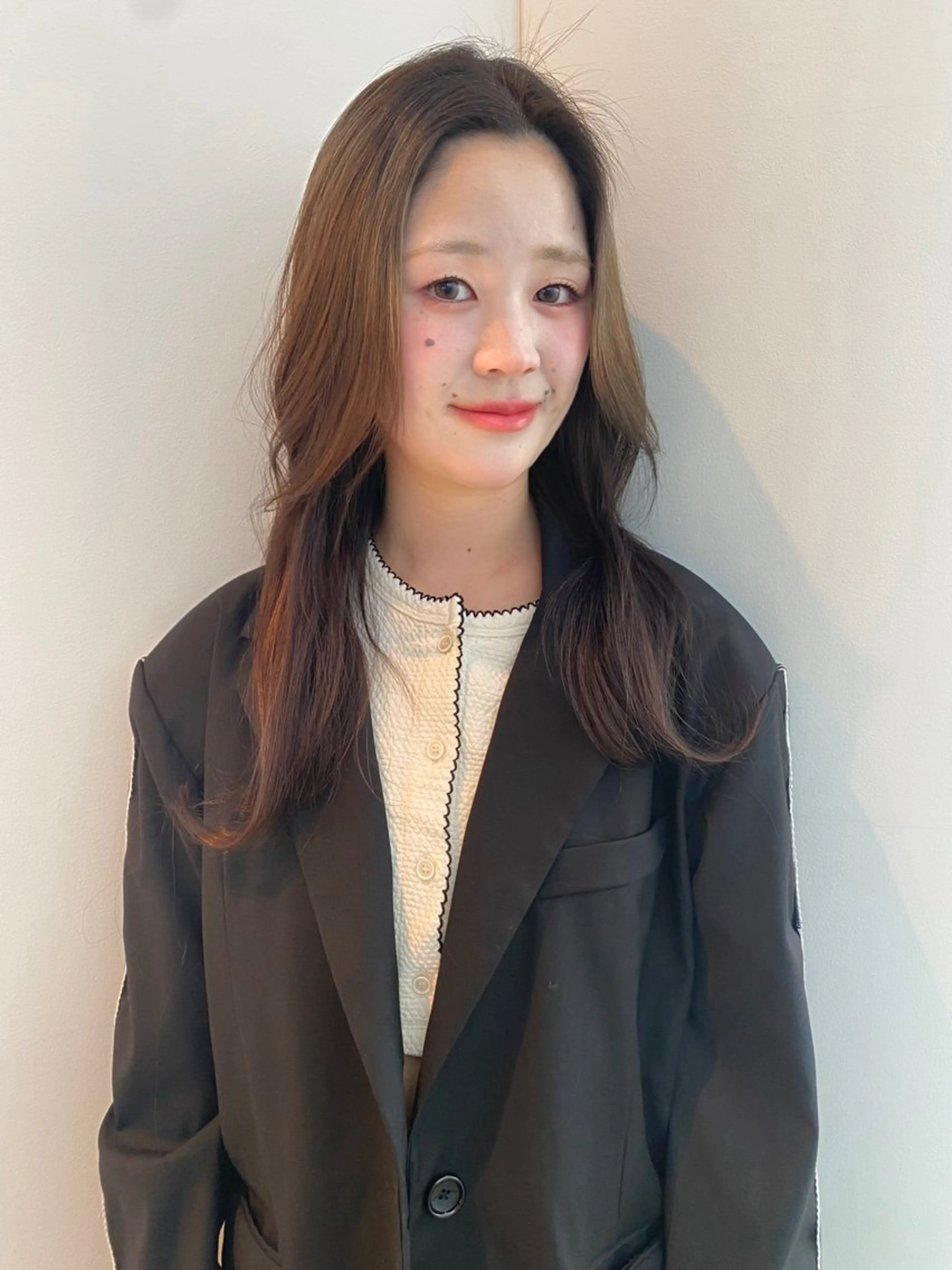 ロング カラー 韓国風ヘア カット ヘアカラー トリートメント mai / linoah˚✧のヘアスタイル