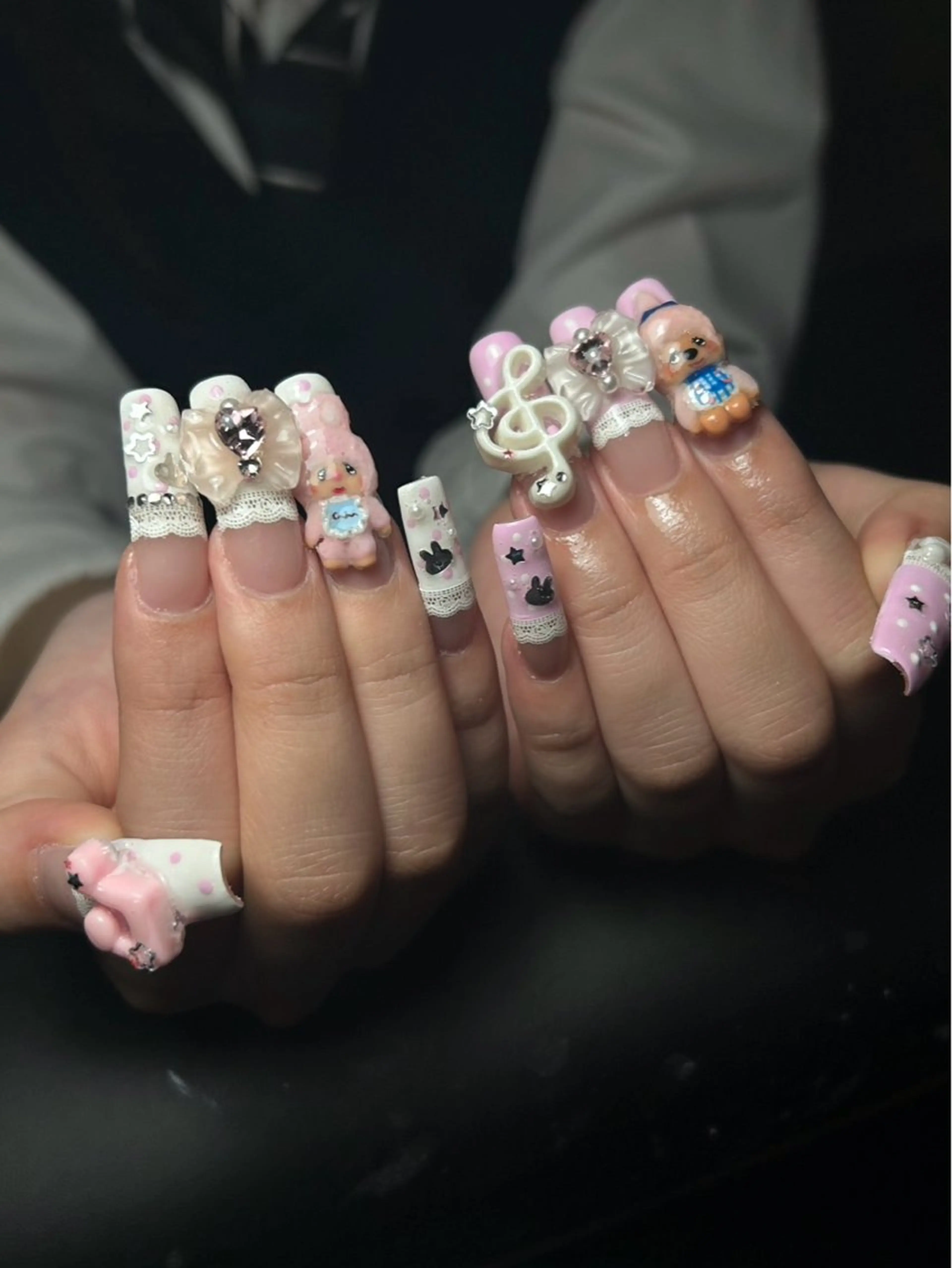 🎀人気NO.2🎀チップ長さだアート持ち込みデザインコース//初回ソフトジェルオフ無料//の写真