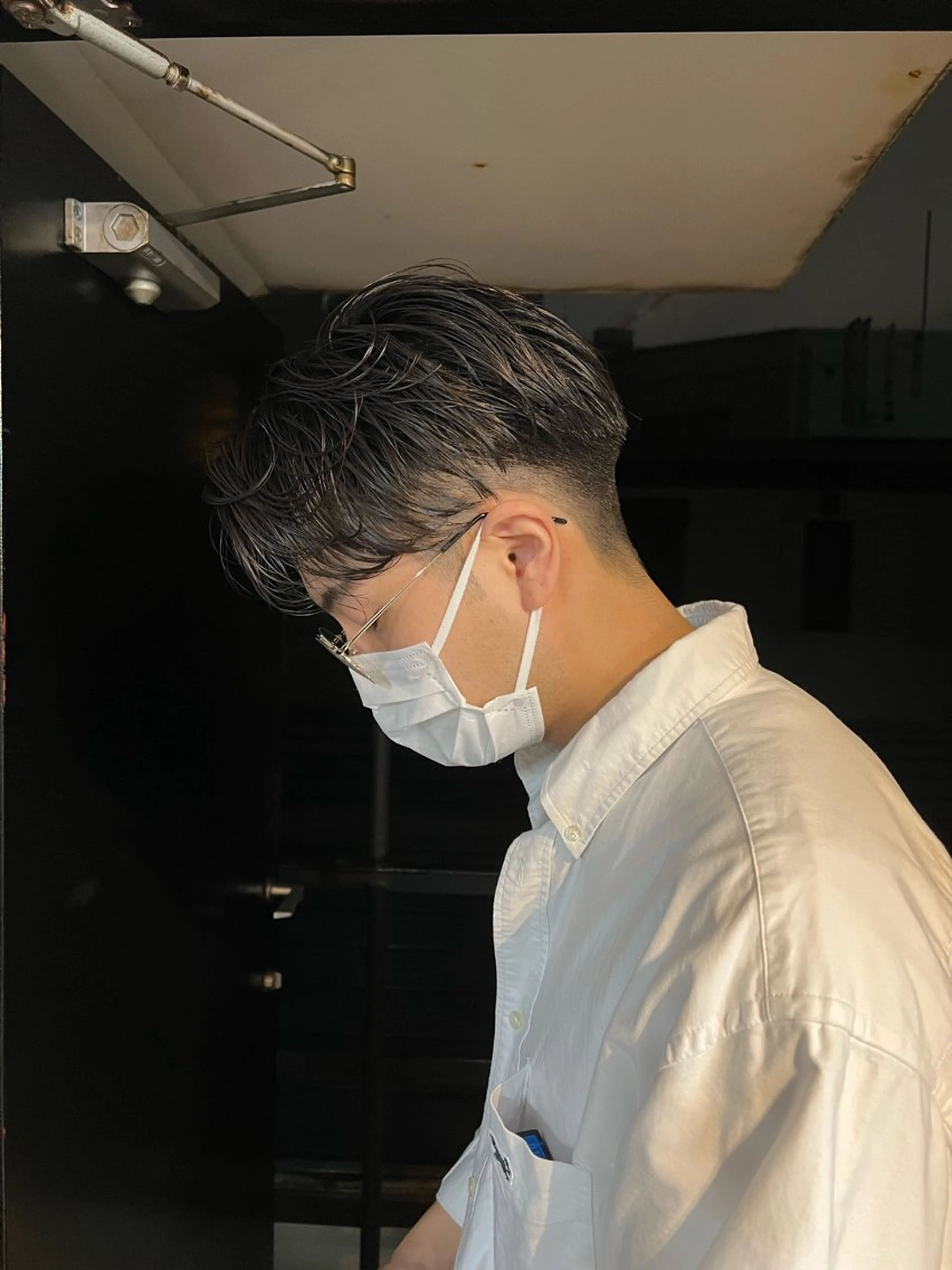 ショート パーマ メンズ est hair mar所属・艶カラー/ツイスパ/ 無造作パーマ　久保のヘアスタイル