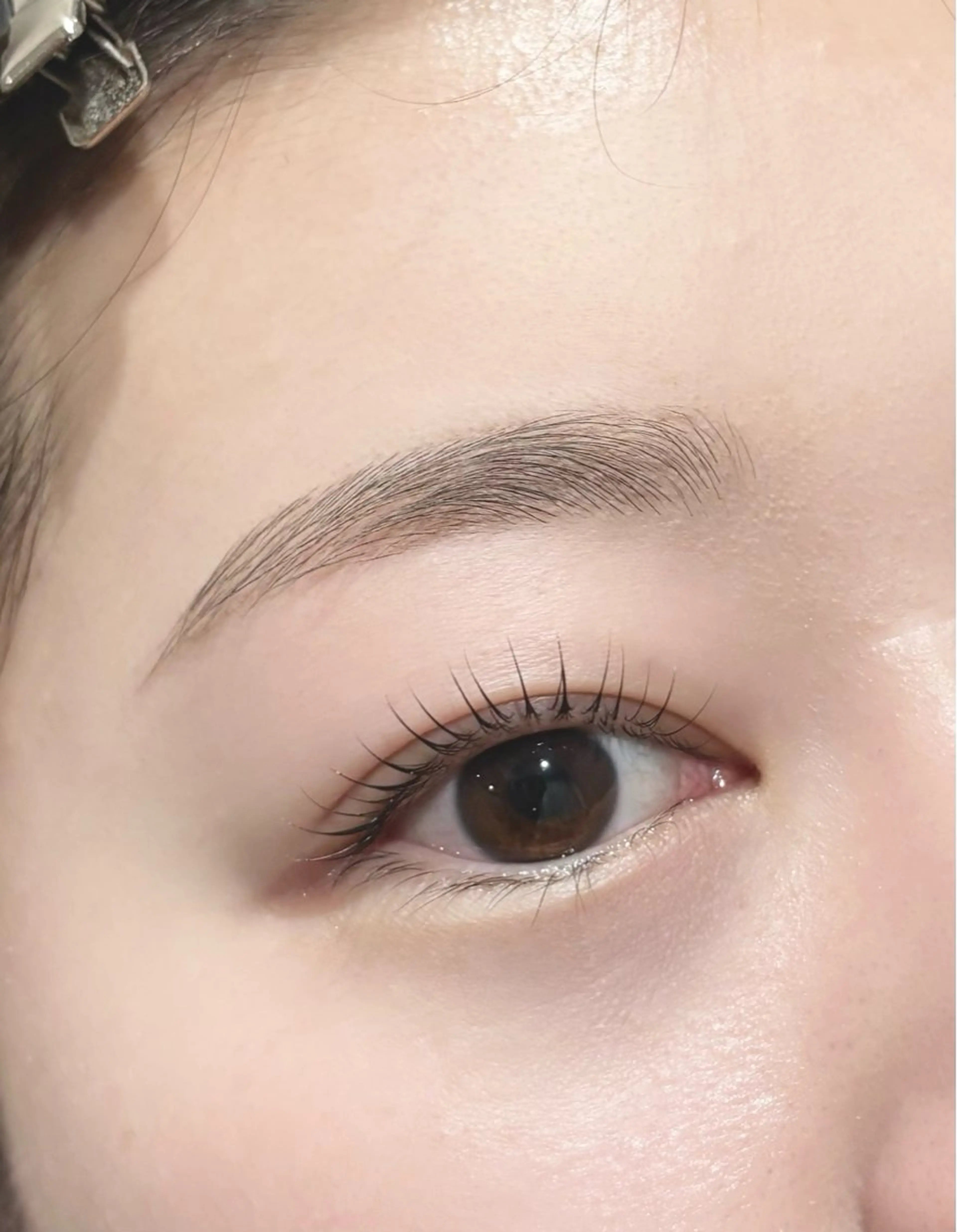 マツエク・マツパ 一重×まつ毛パーマ マツパ 似合わせ眉 🤍Mioの眉毛・アイブロウイメージ