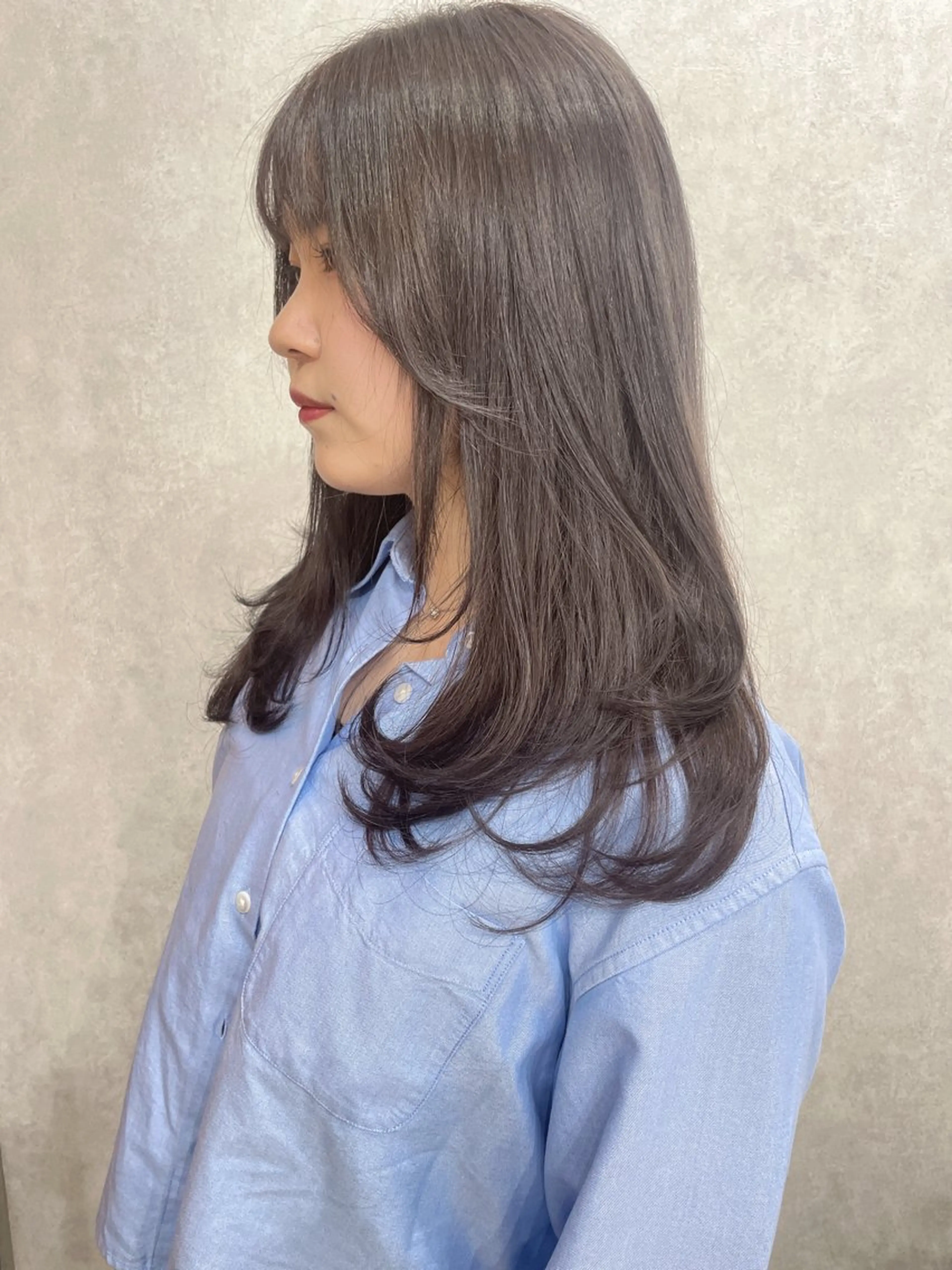 ロング カラー レイヤーカット AIRI layer cut hairのヘアスタイル