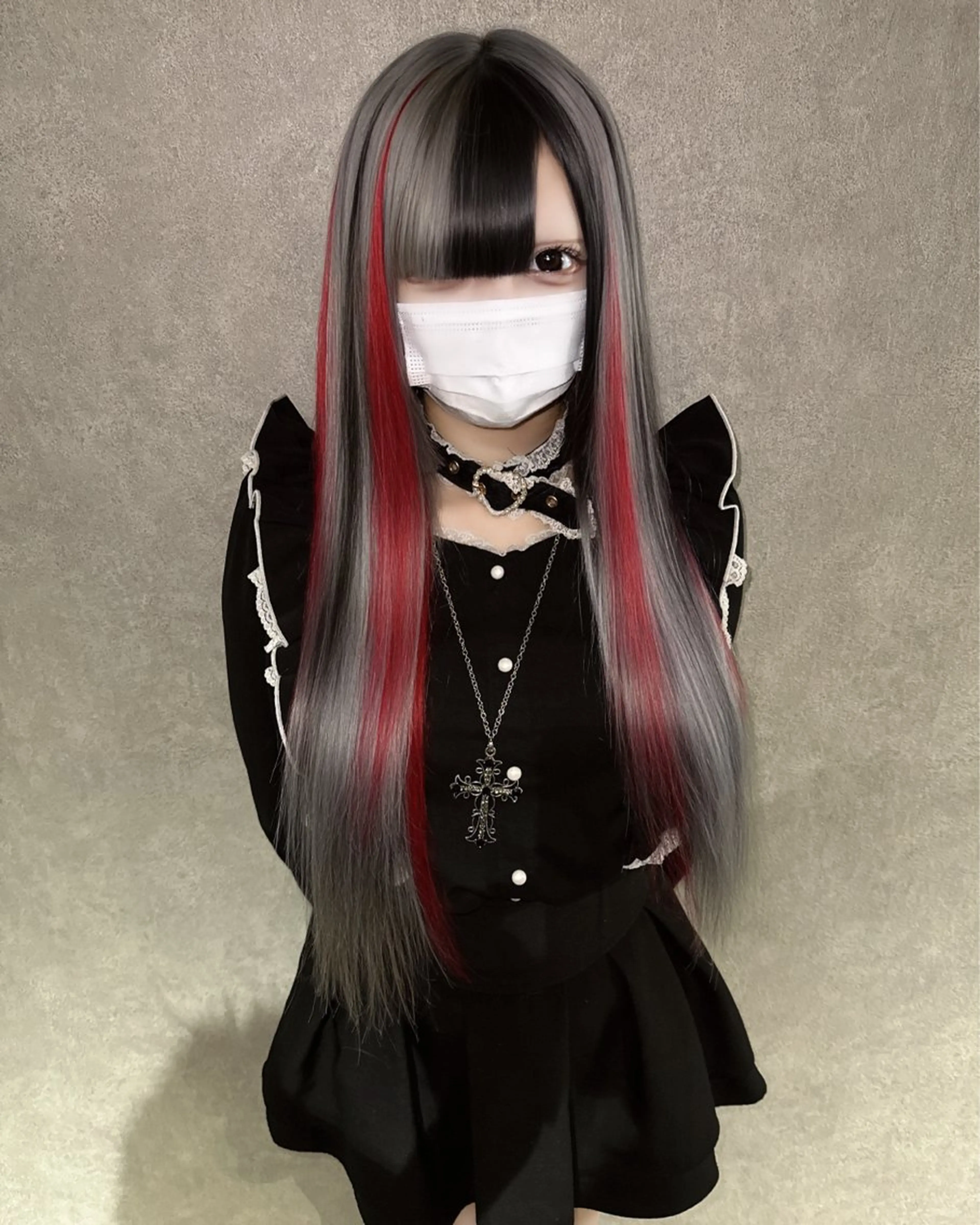 【📸自撮りが盛れる？！📸】🖤前髪カット✁︎🖤の写真