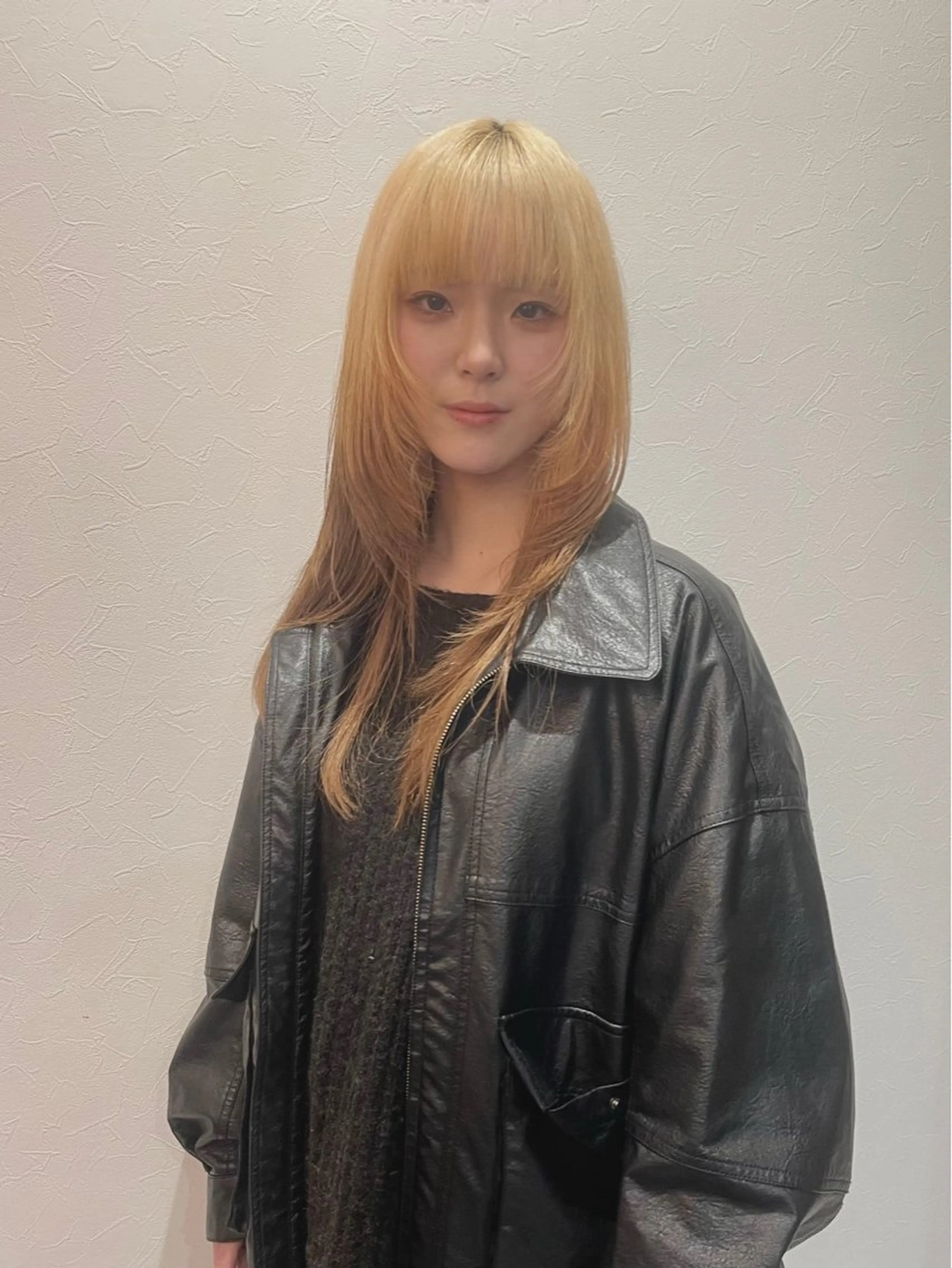 ミディアム カラー ブラウンカラー デザインカラー レイヤーカット カット ヘアカラー 1/14当日予約可 似合わせレイヤー矢作のヘアスタイル