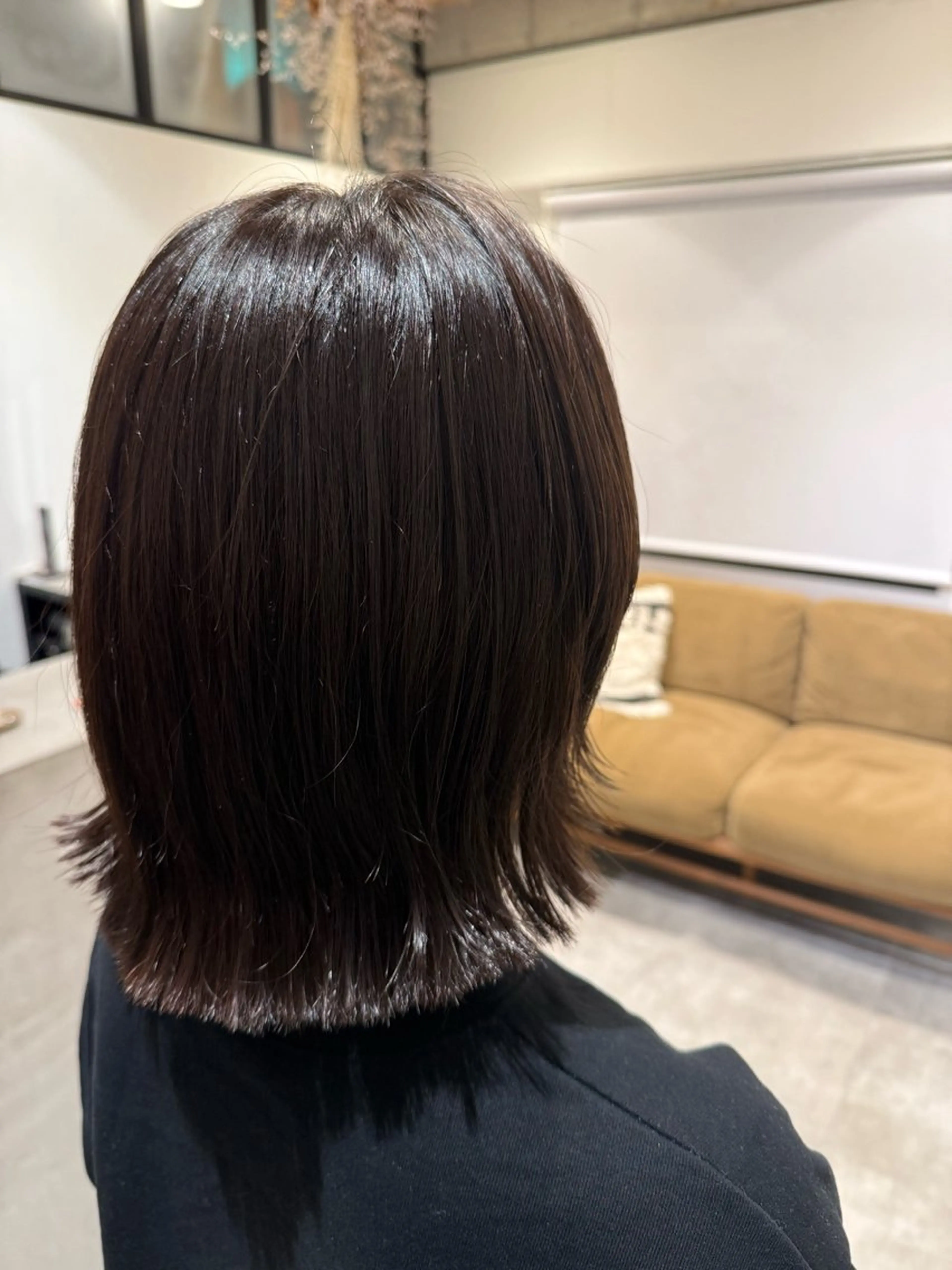 透明感カラー⭐︎イルミナカラー+3stepトリートメントの写真