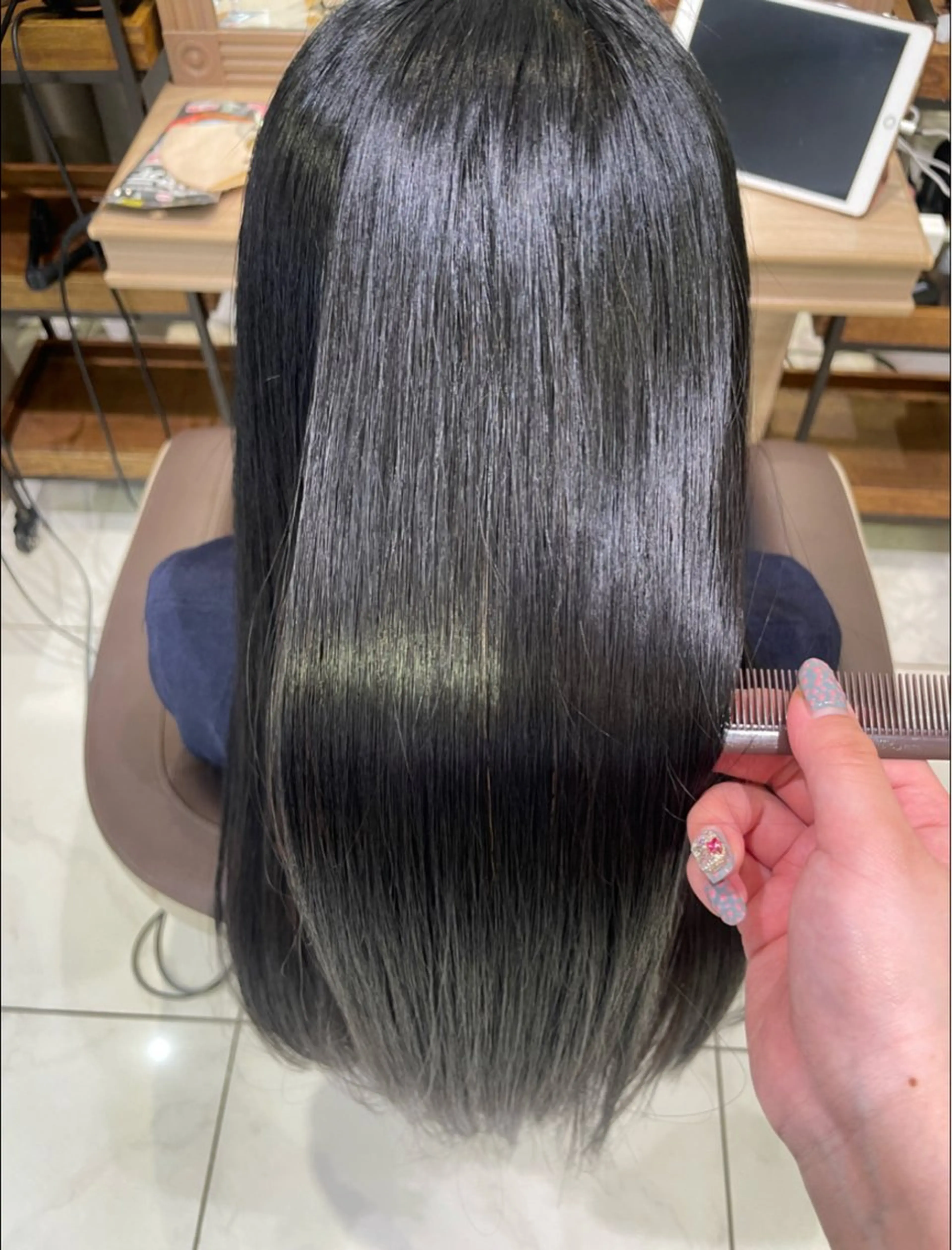 ロング 髪質改善 華澄🌸カラーモデル 縮毛モデル募集中🌸のヘアスタイル