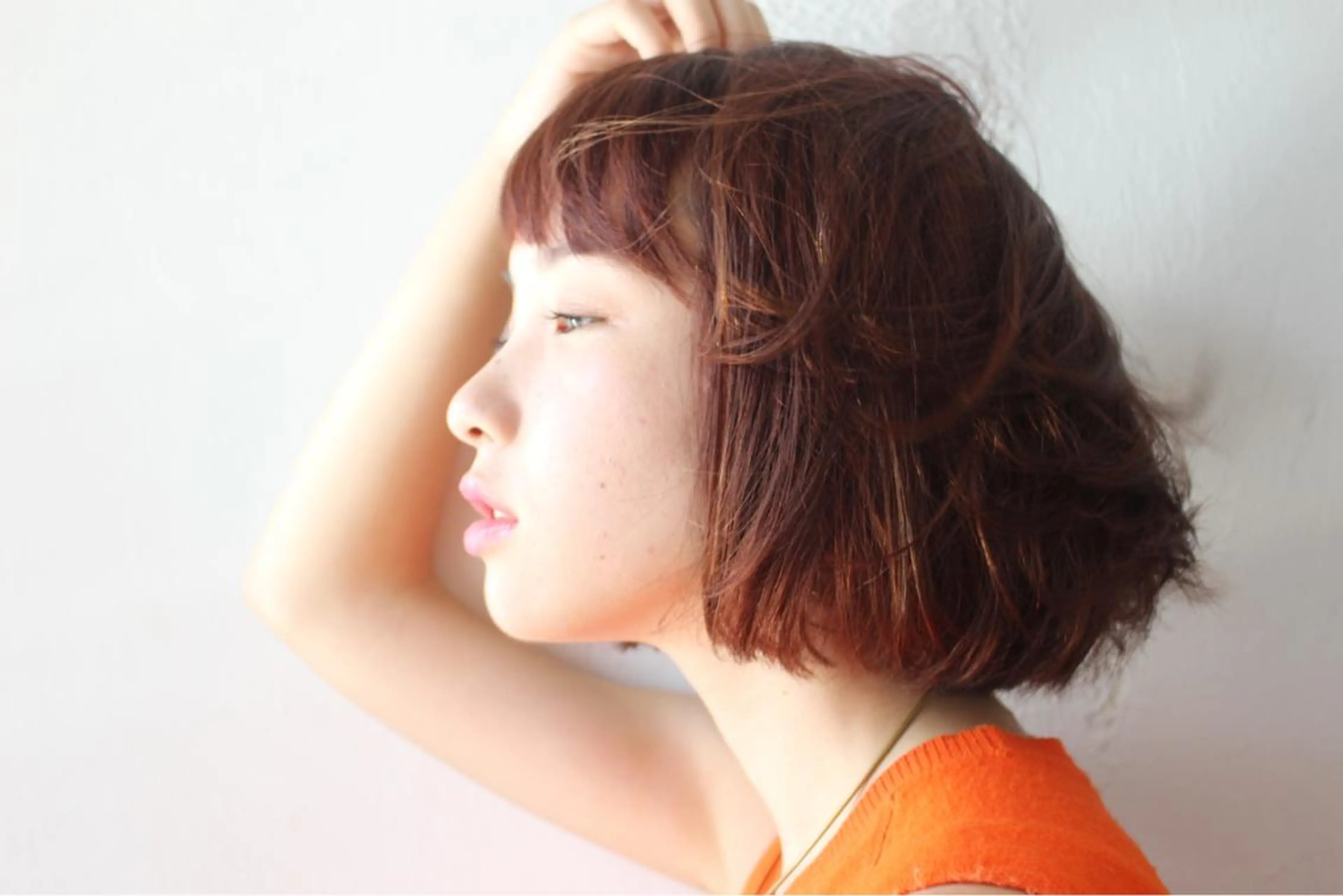 ミディアム カラー hao所属・西山 頌太のヘアスタイル