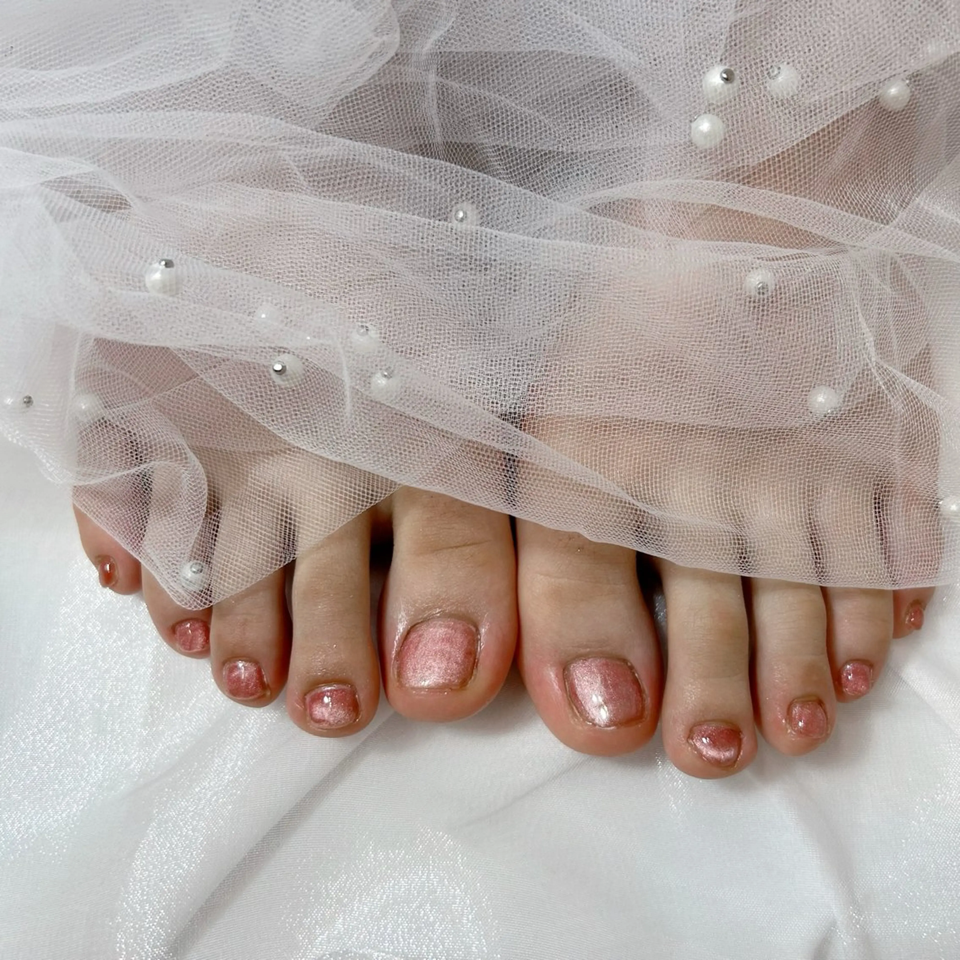 ネイル マグネットネイル ピンク nico +所属・nico + 鷲野のネイルデザイン