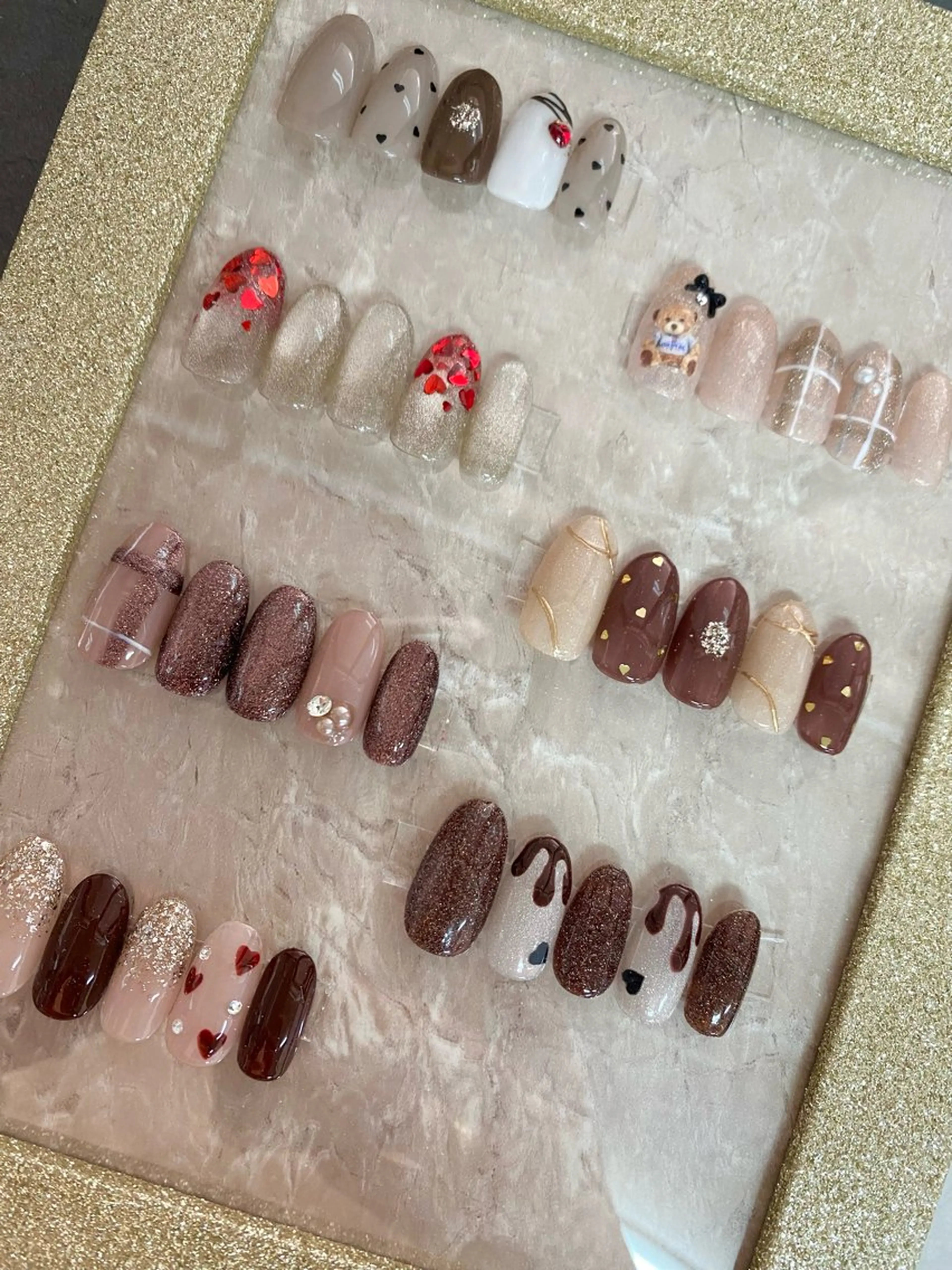 ネイル バレンタイン RaLa（ネイル&アイラッシュ）所属・🫧RaLa ⭐︎AYAKA🫧のネイルデザイン