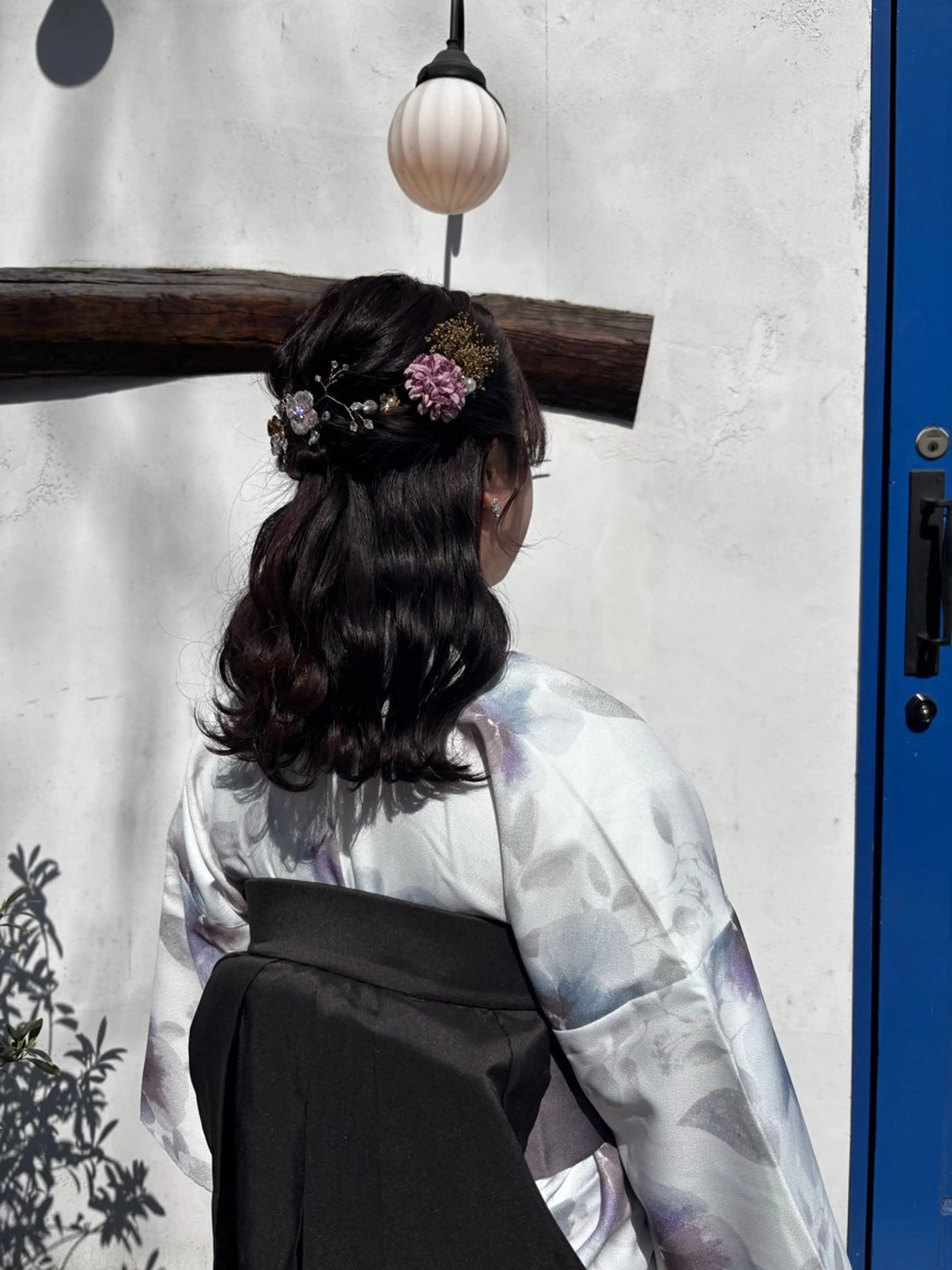 ヘアアレンジ 卒業式のヘアスタイル ZAZA Wakaの眉毛・アイブロウイメージ