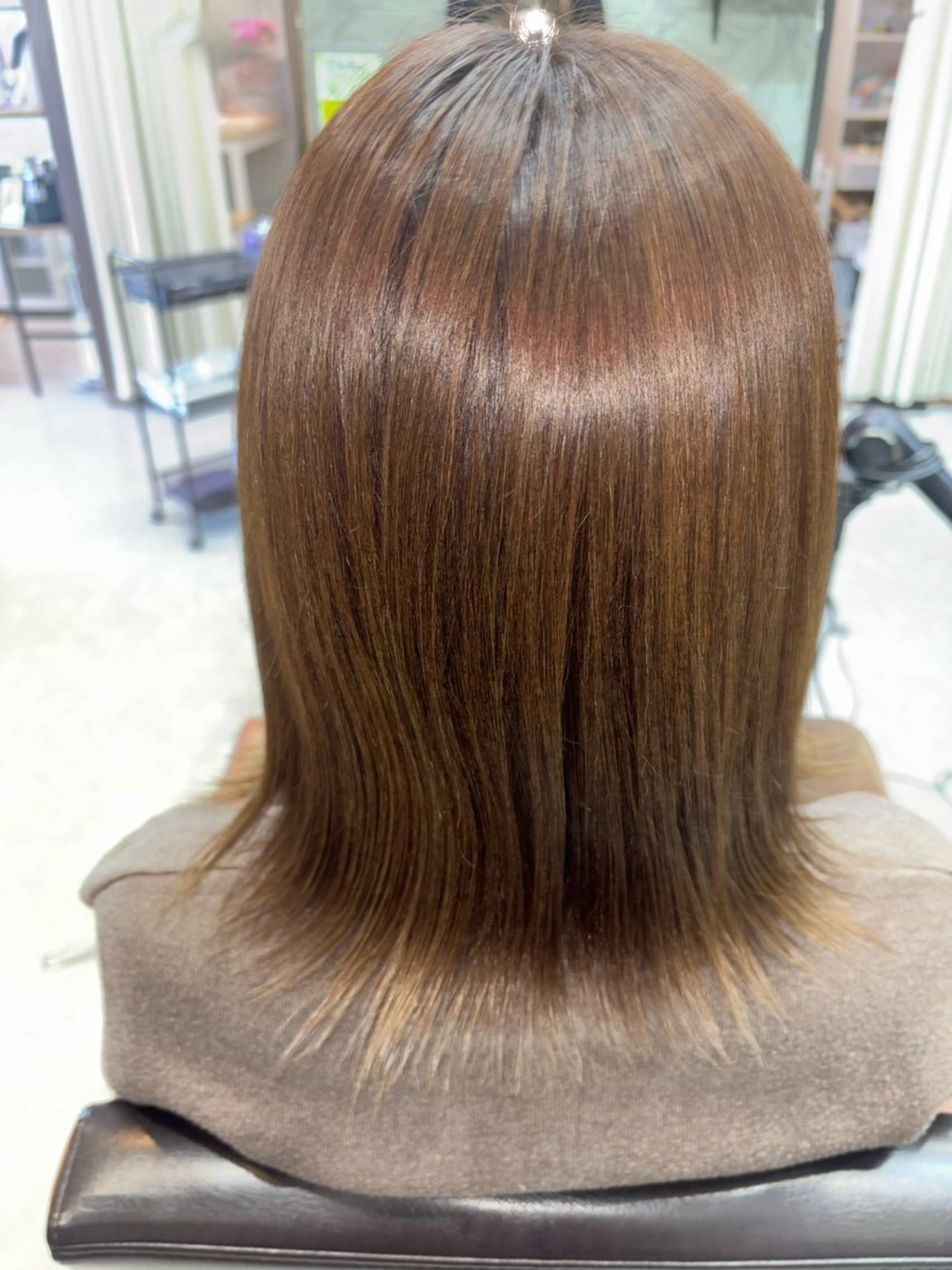 ミディアム ヘアカラー 香芝/カラー/矯正 mari🕯️のヘアスタイル