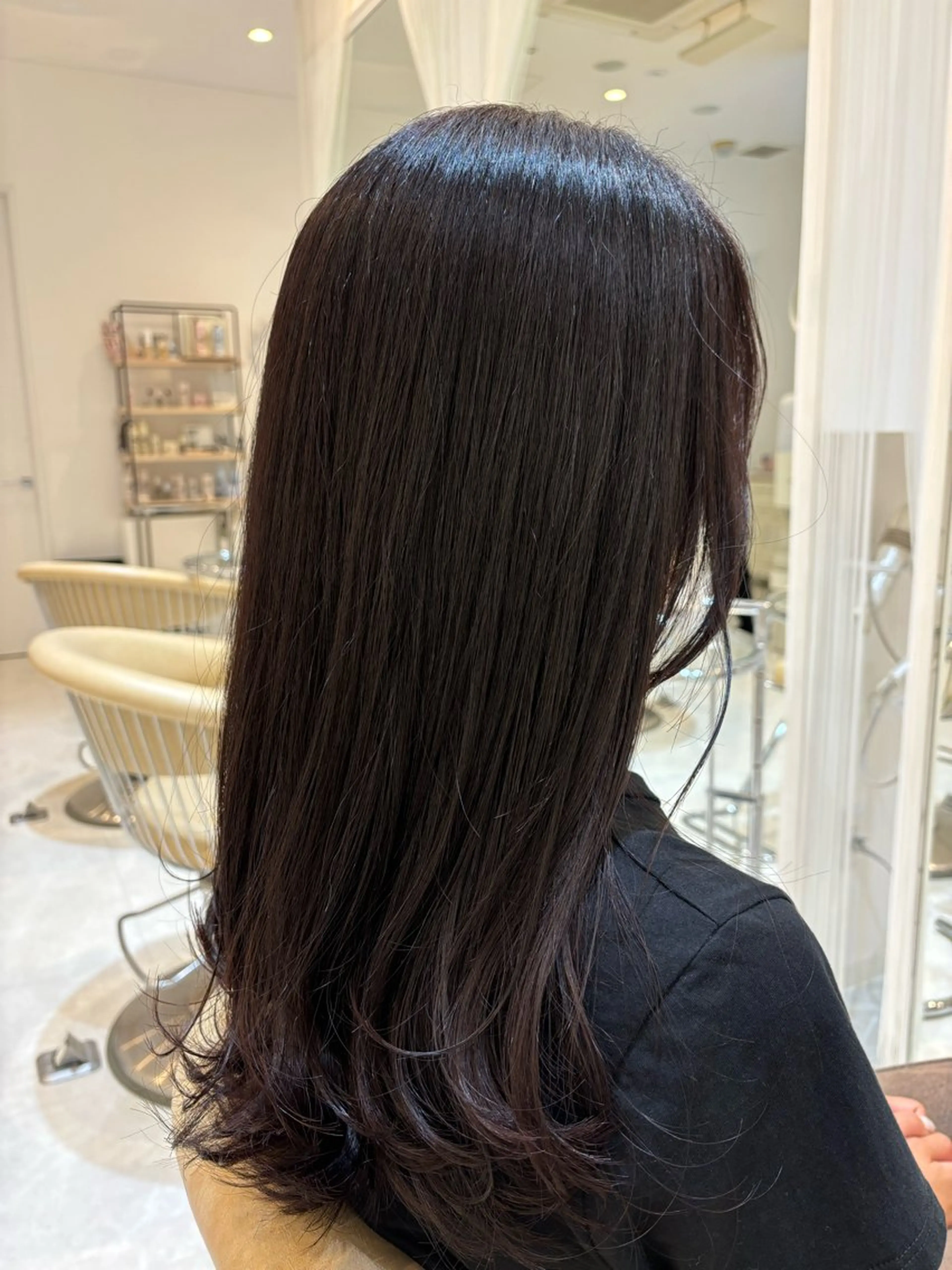 ミディアム 髪質改善 トリートメント カット ヘアカラー トリートメント 山下 直哉のヘアスタイル