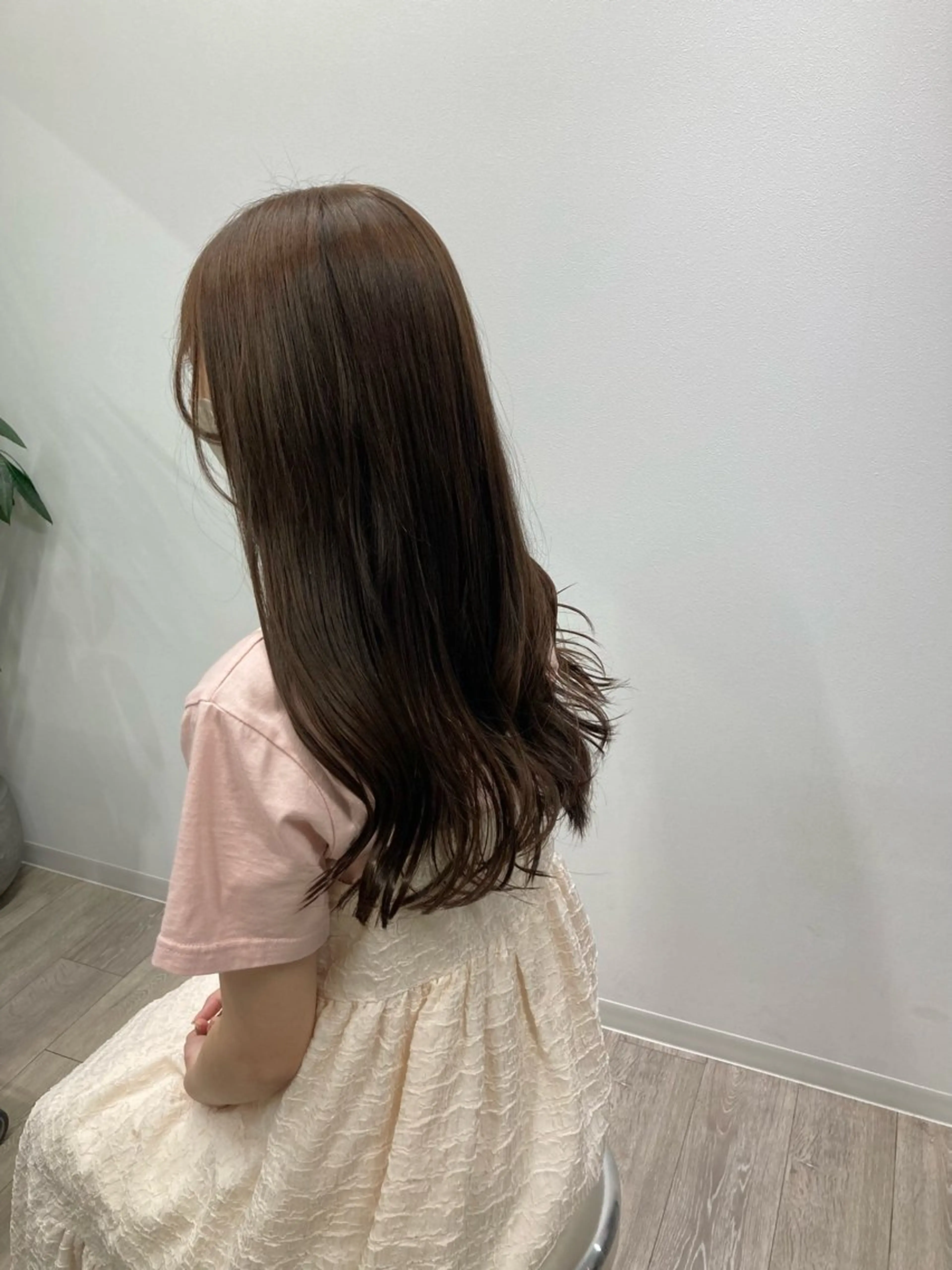 カラー ブラウンカラー オレンジ オレンジブラウン アンドウ アカリのヘアスタイル