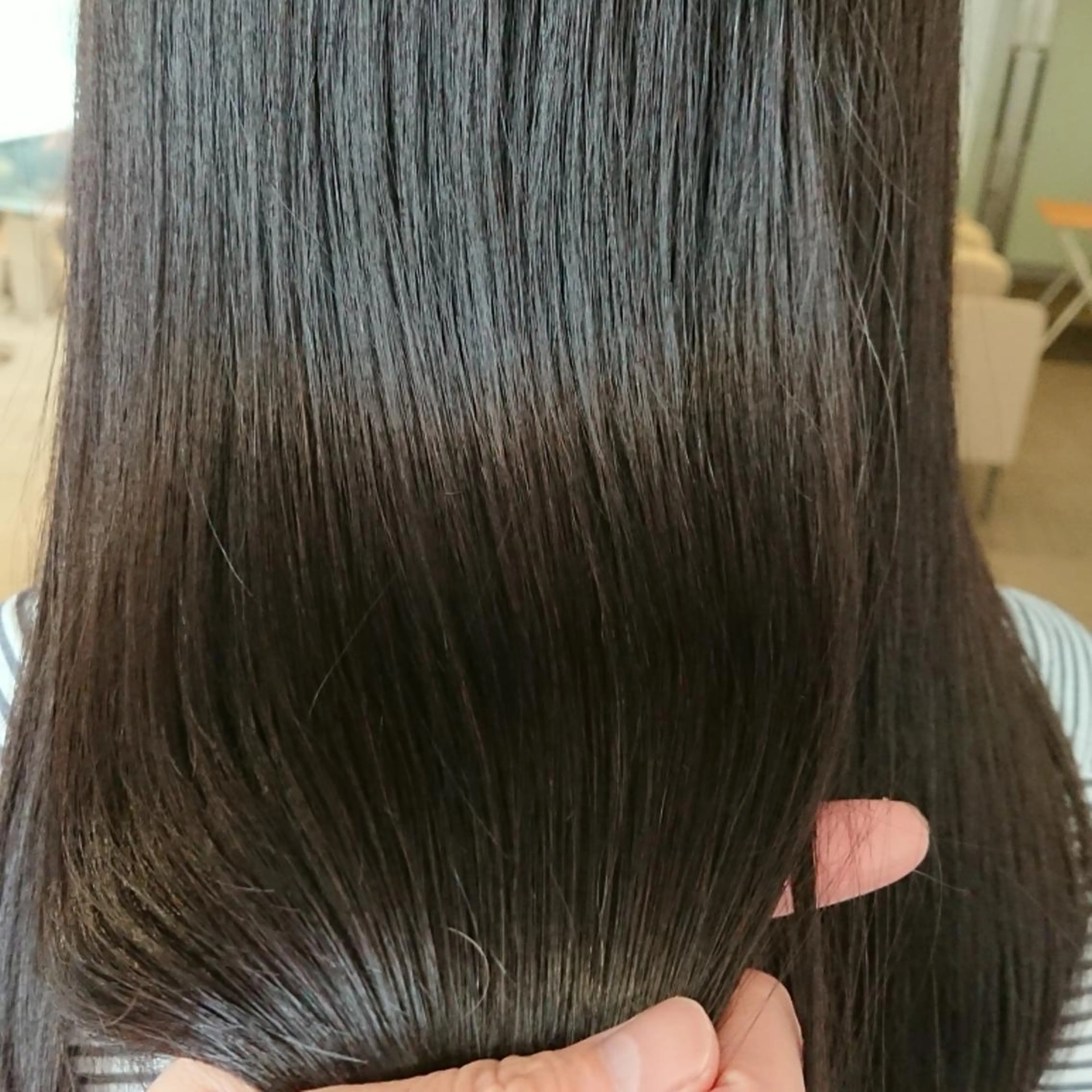 ロング 髪質改善 縮毛矯正 crea   芦田 武栄のヘアスタイル