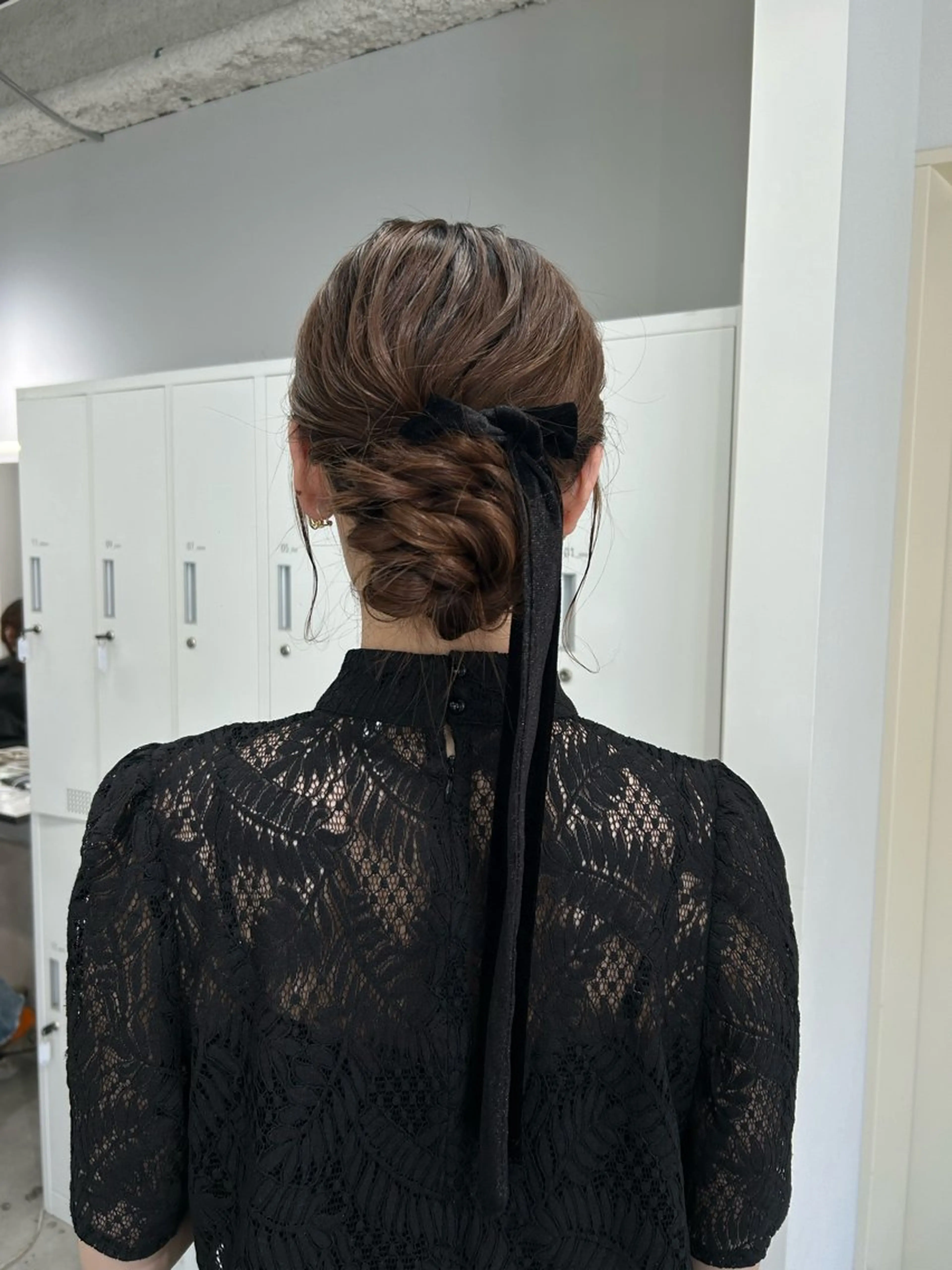 ヘアアレンジ GiseL さあや博多ハイトーンのヘアスタイル