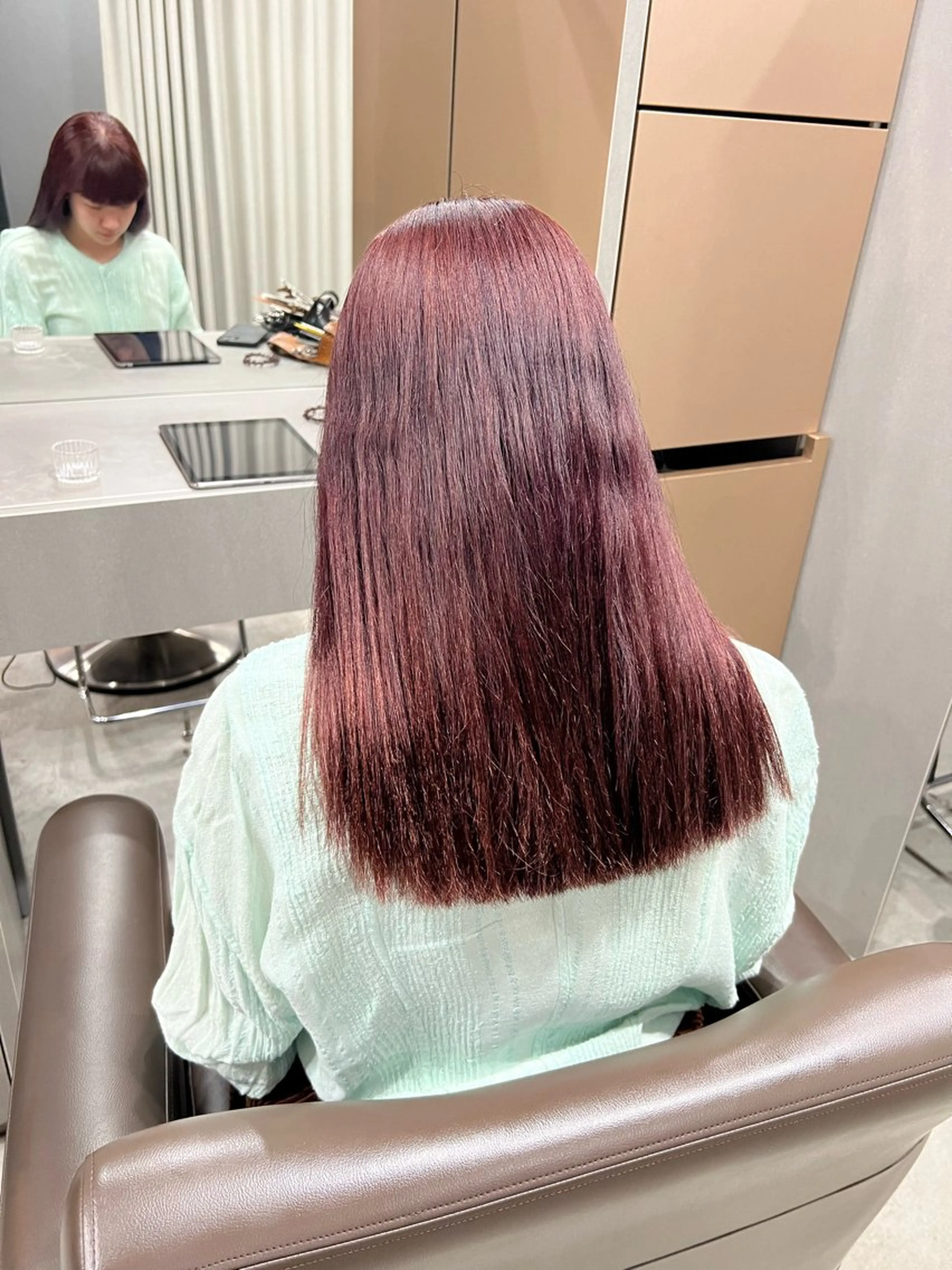 カラー ヘアカラー 縮毛矯正/スパイラル パーマ/表参道のヘアスタイル