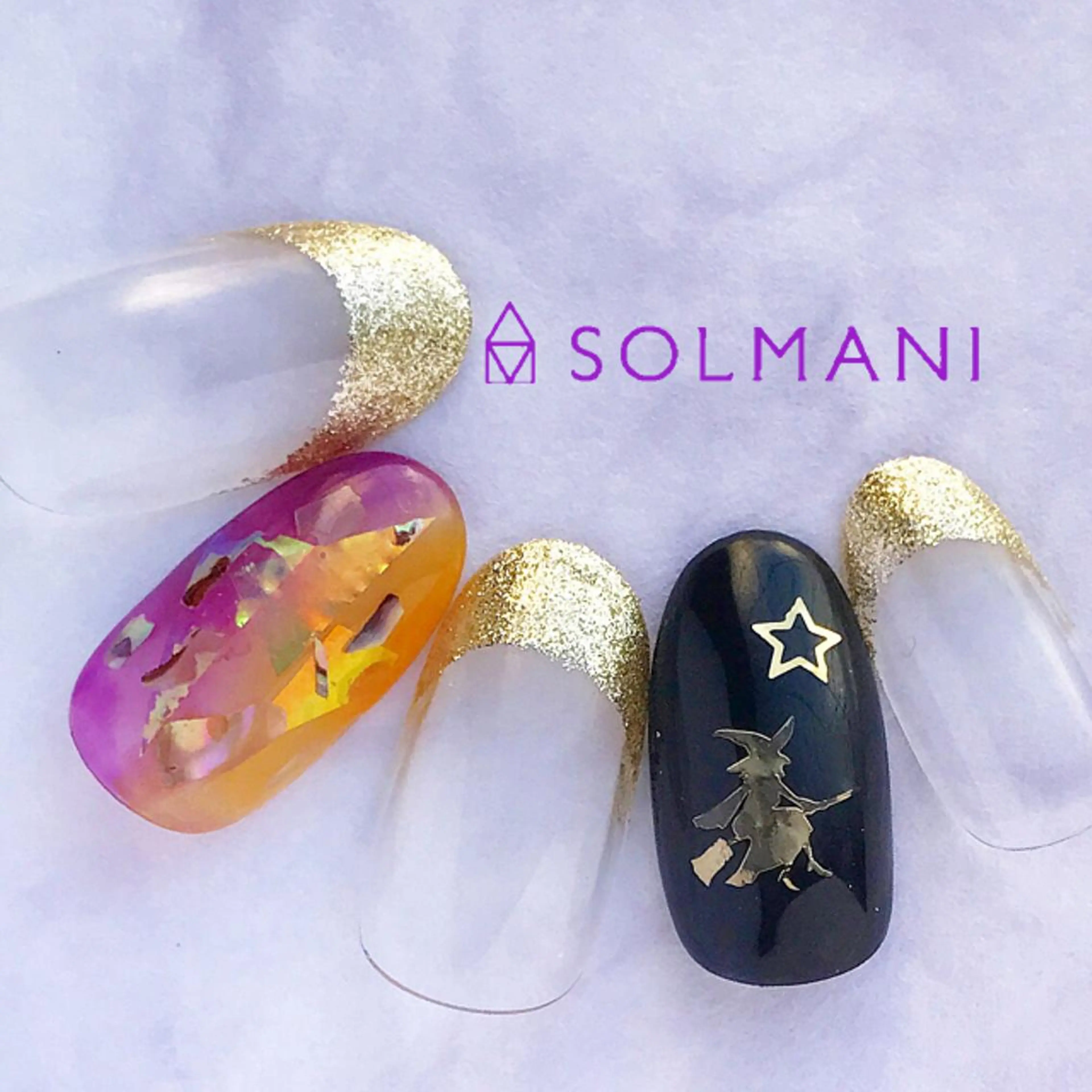 ネイル ハロウィン SOLMANI 予約担当のネイルデザイン