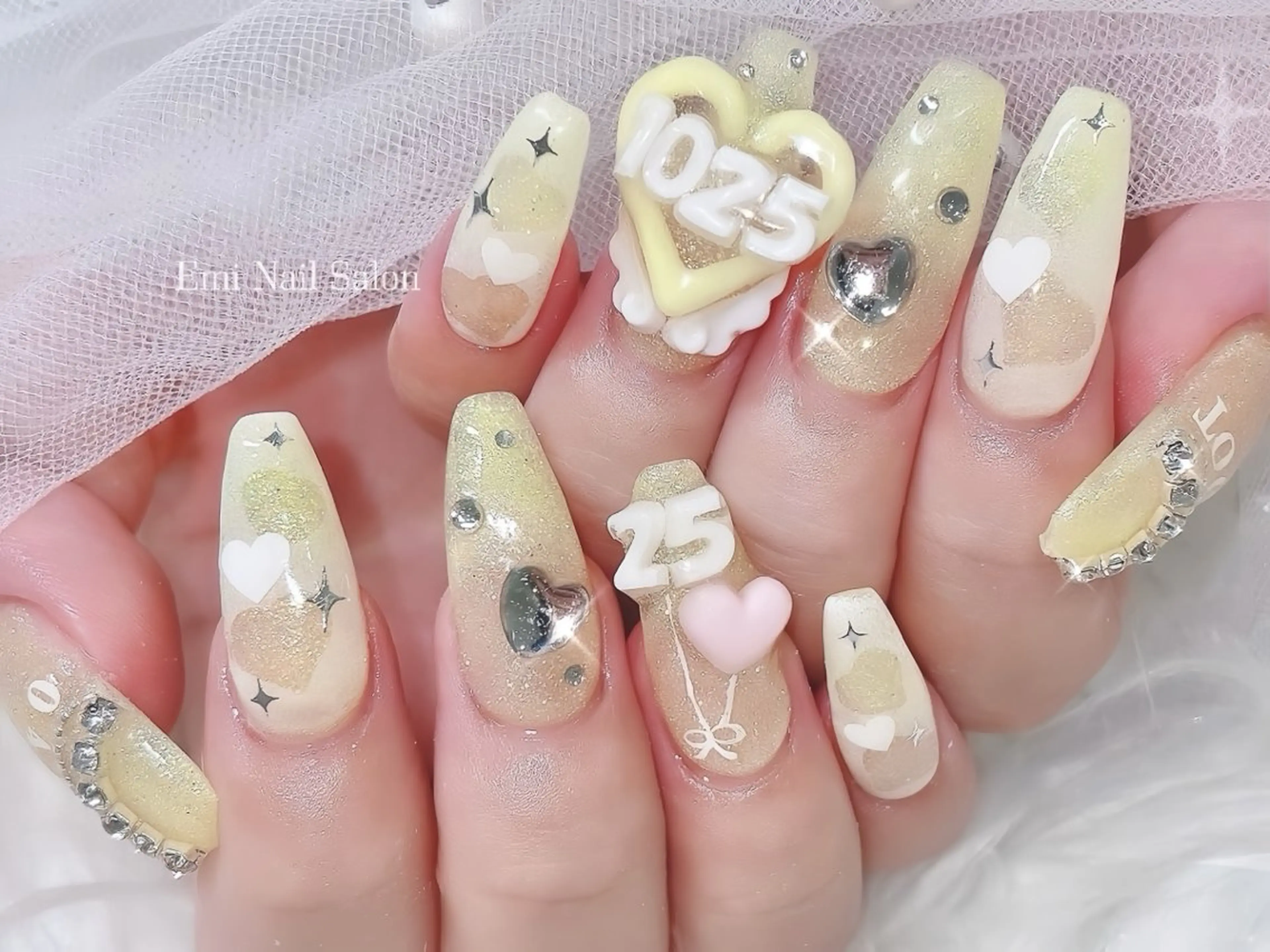 ネイル アートネイル ジェルネイル ネイルチップ Rin Nail 新大久保店のネイルデザイン