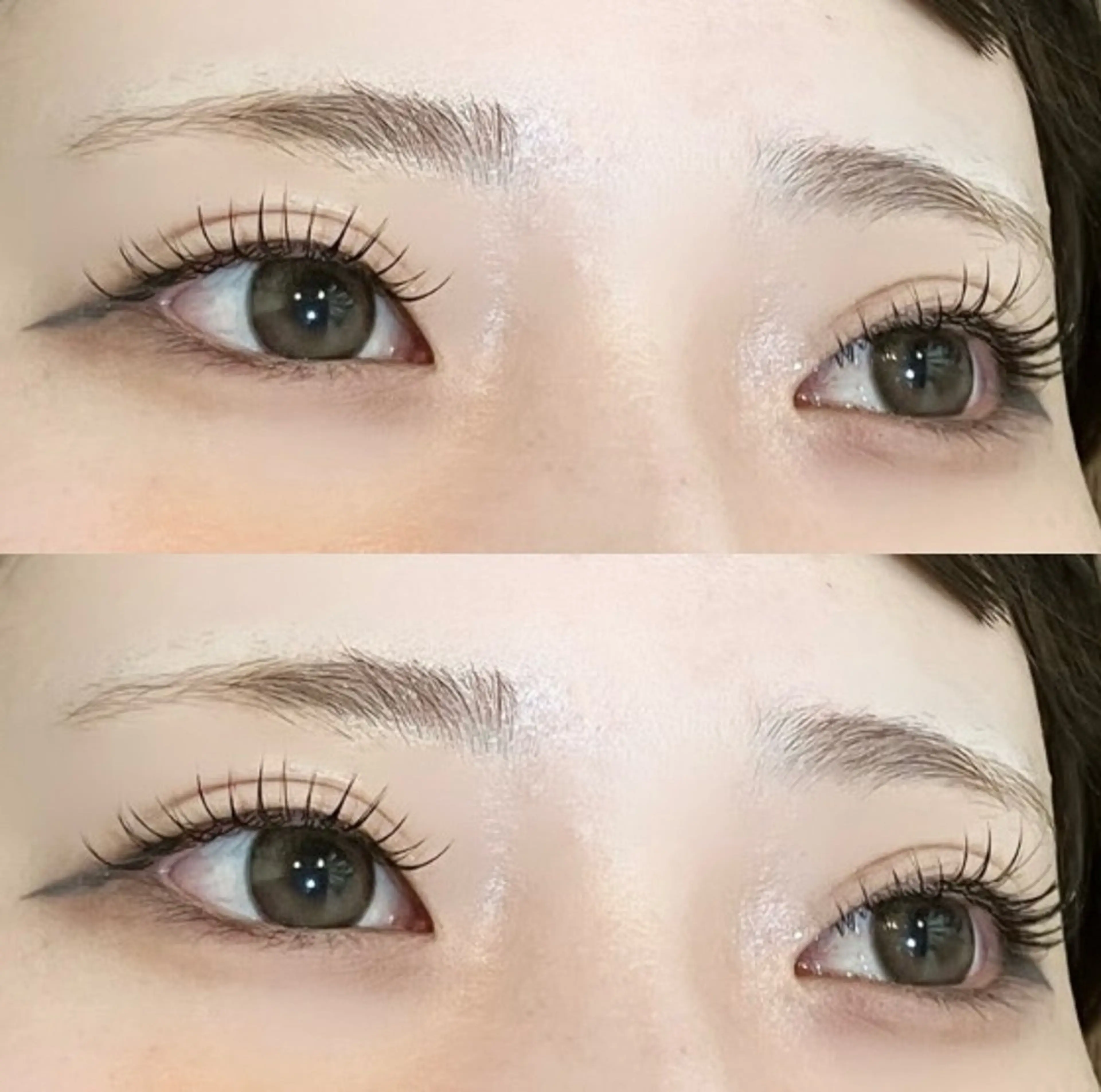 マツエク・マツパ 透明感カラー🎀／ マツエクのヘアスタイル