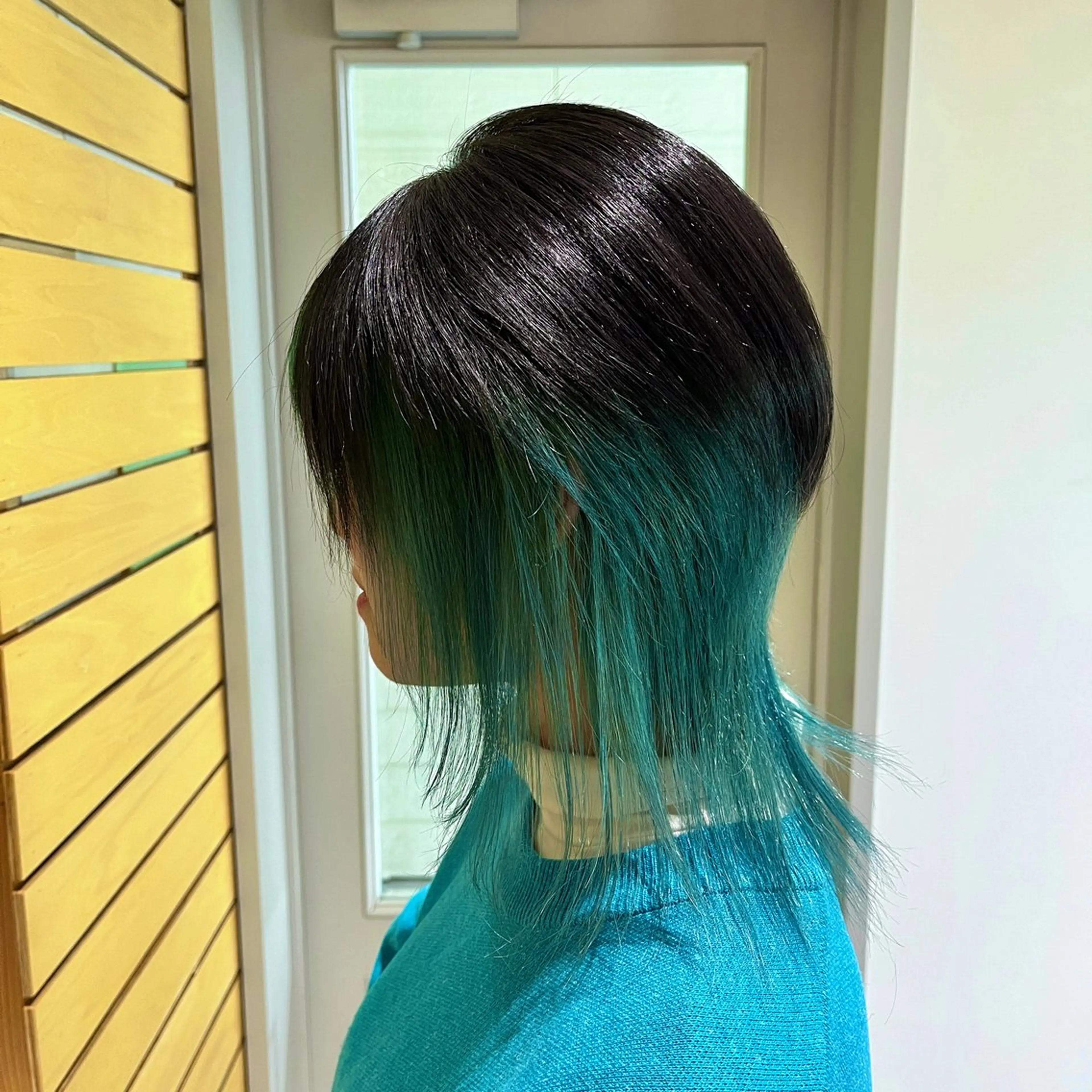 セミロング カラー ブリーチ ヘアカラー トリートメント RUBEUS【ルベウス】所属・✨艶々カラー🎨 杉本賢人のヘアスタイル