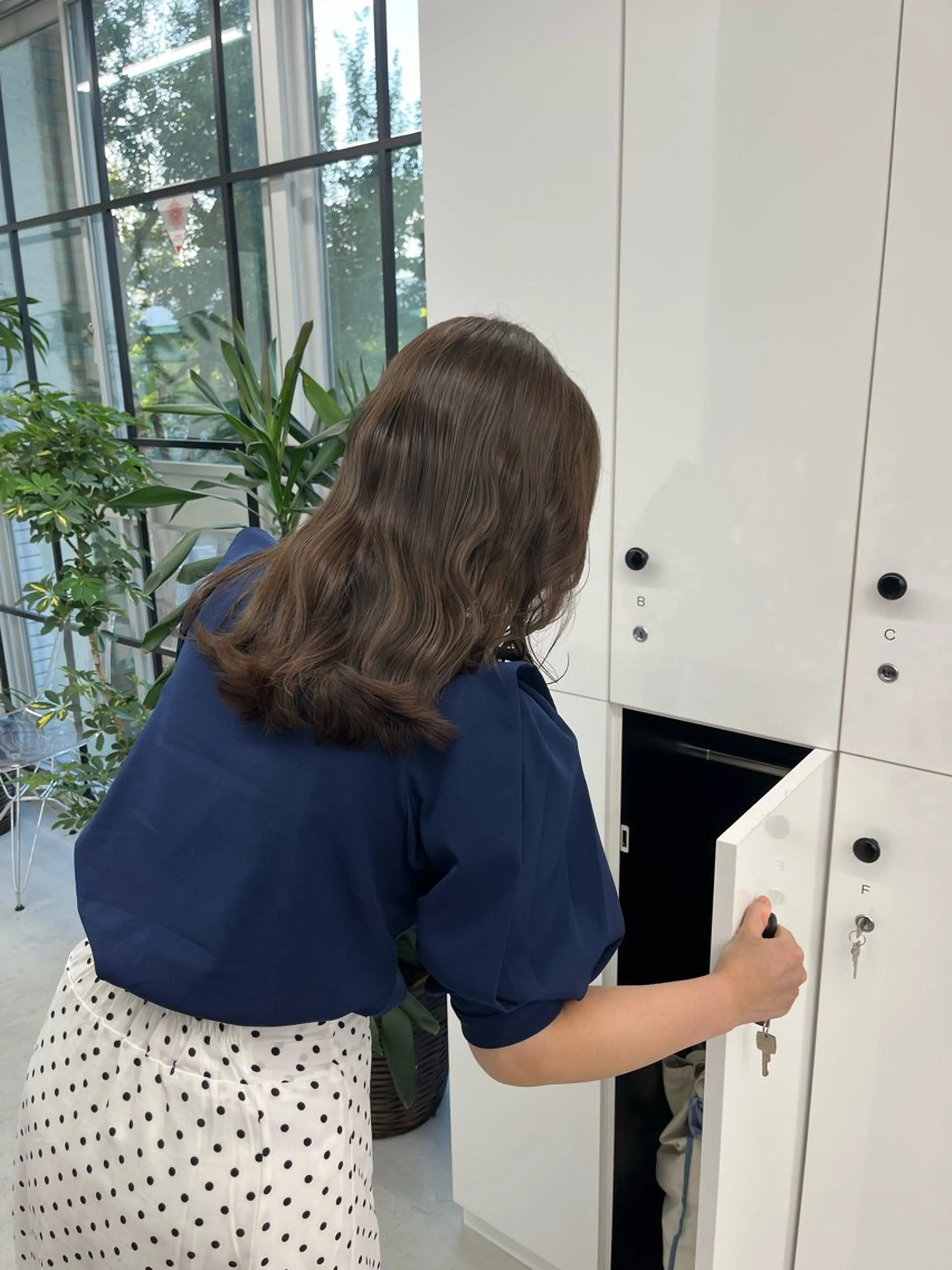 ロング カラー グレージュ オリーブグレージュ オリーブグレー 🫧‪Ameri🫧 JILLSTUDIOのヘアスタイル