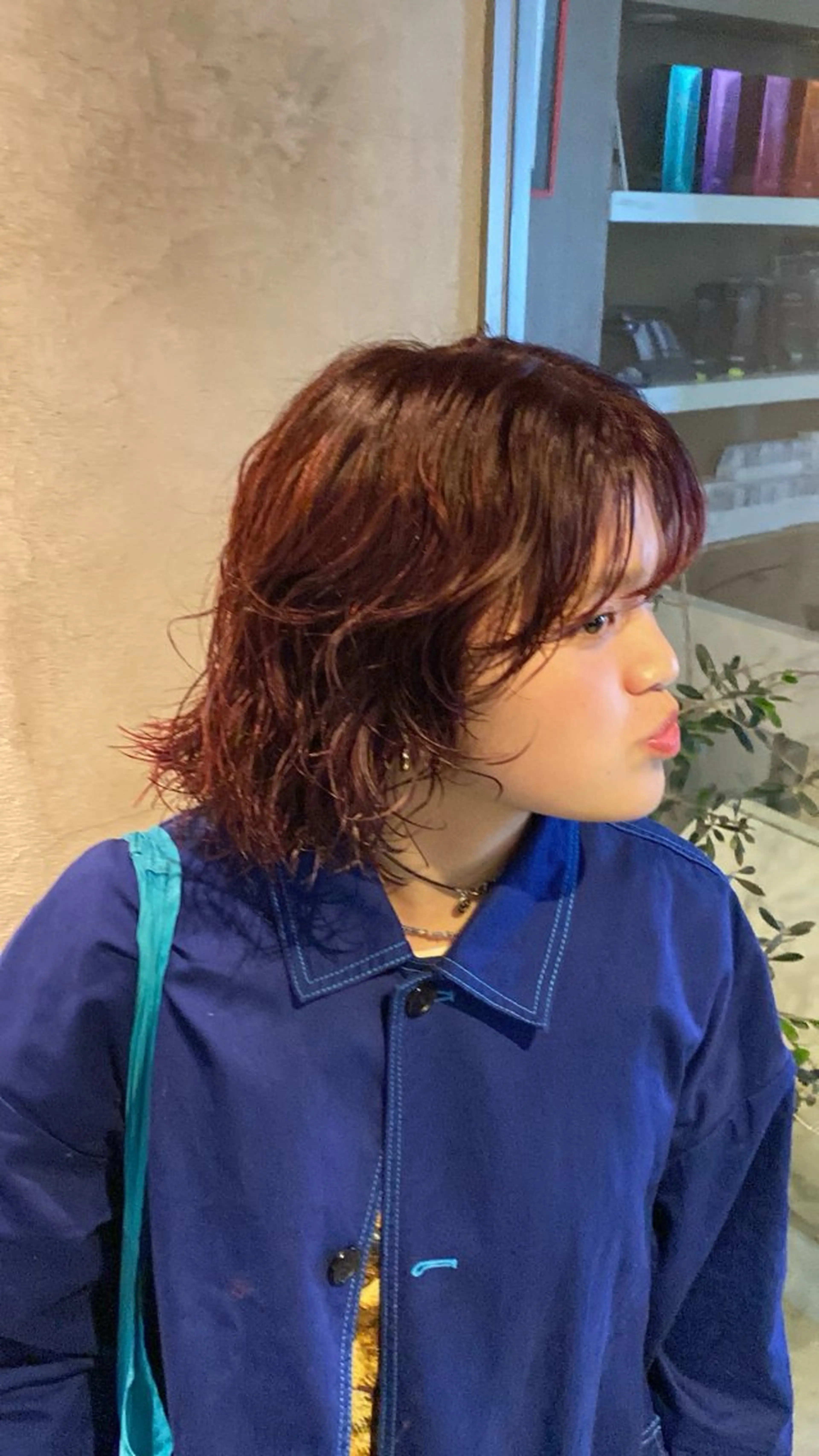 ミディアム カラー あいり 福岡美容師のヘアスタイル