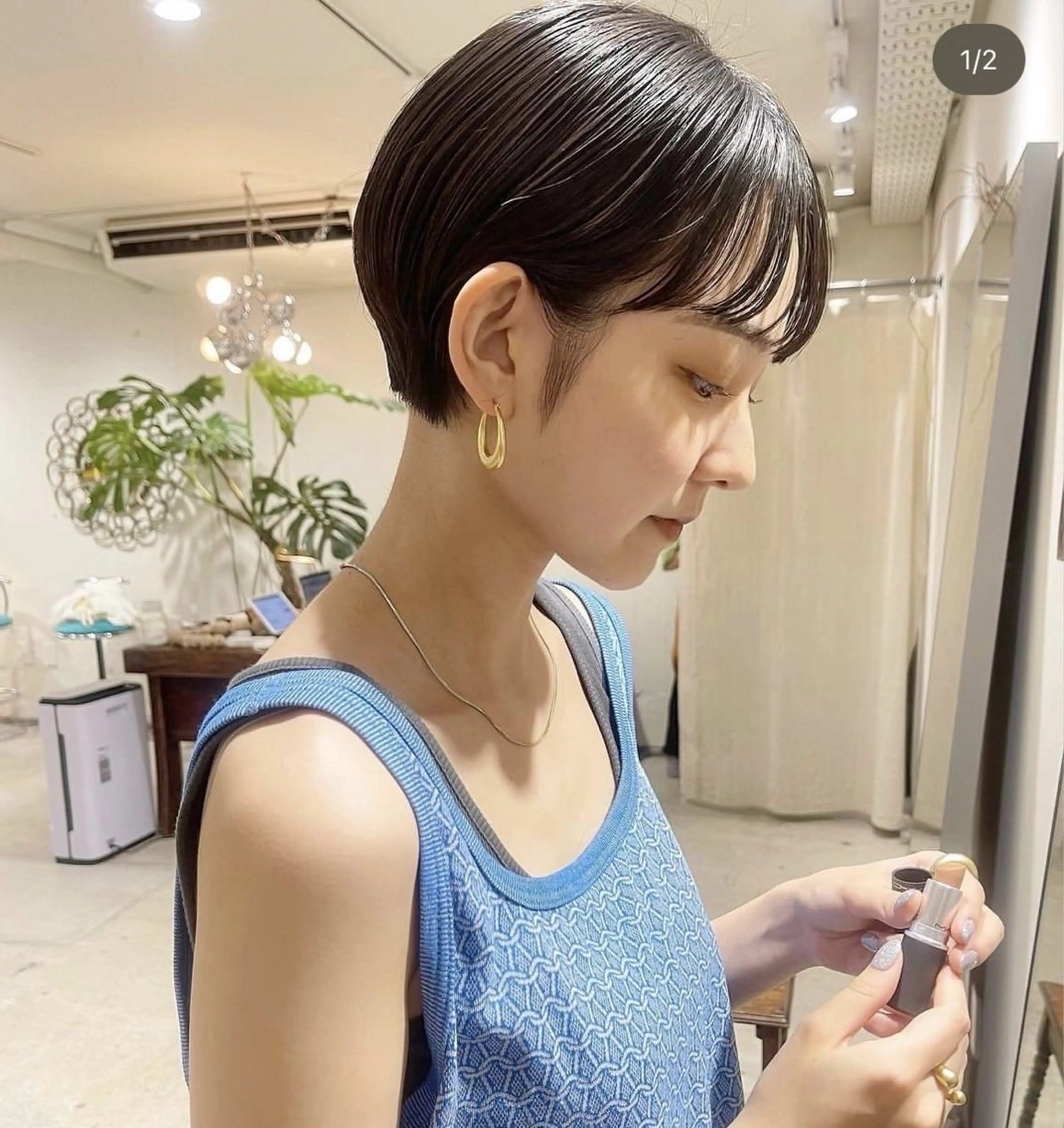 ショート morita yunaのヘアスタイル