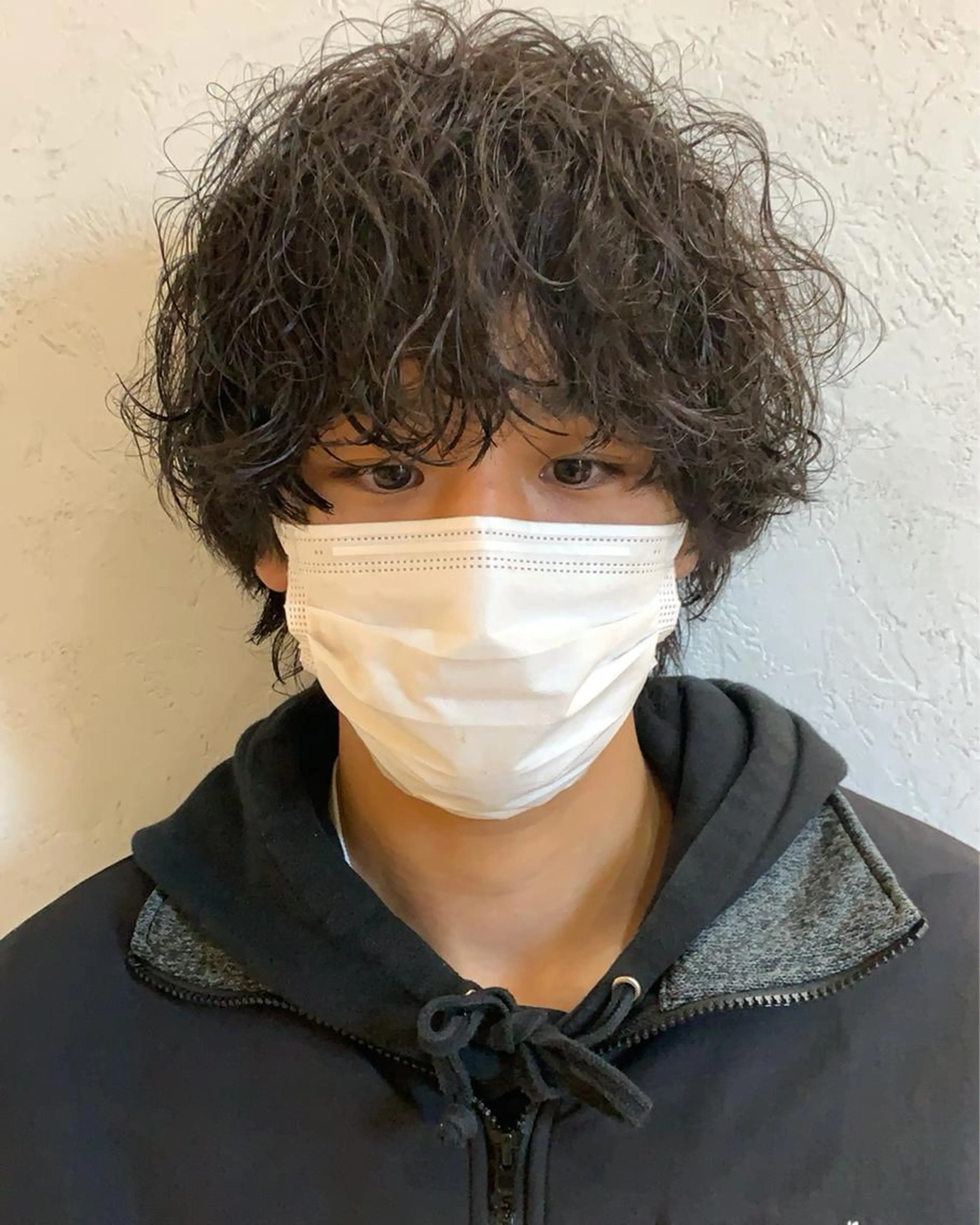 無造作な束の動きで朝ラクヘア❗️メンズデザインカット＋デザインパーマ＋NEW 5stepトリートメントの写真