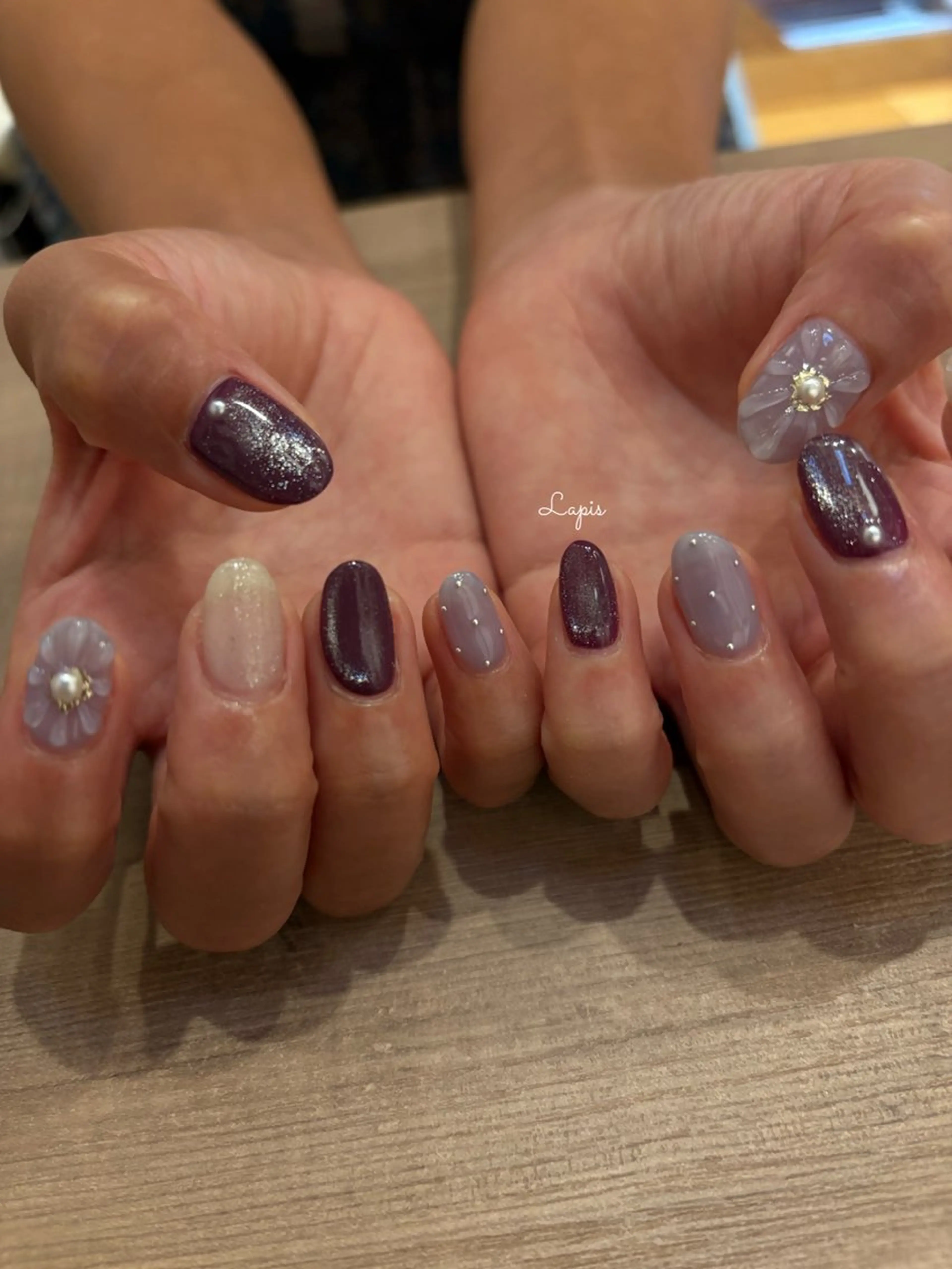 ネイル ハンドネイル Lapis *のネイルデザイン