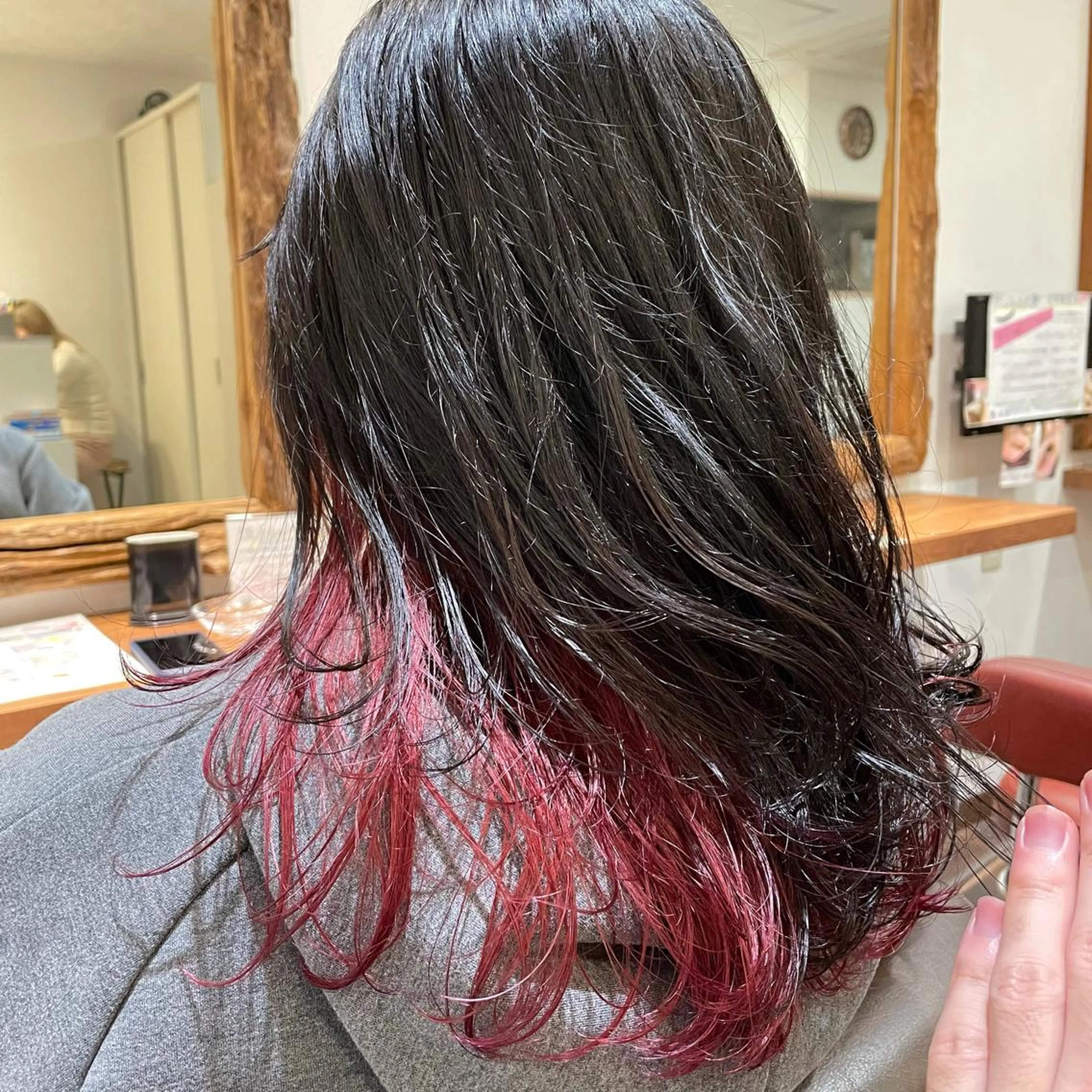 セミロング カラー インナーカラー ヘアカラー Wataru 髪質改善カラー💎のヘアスタイル