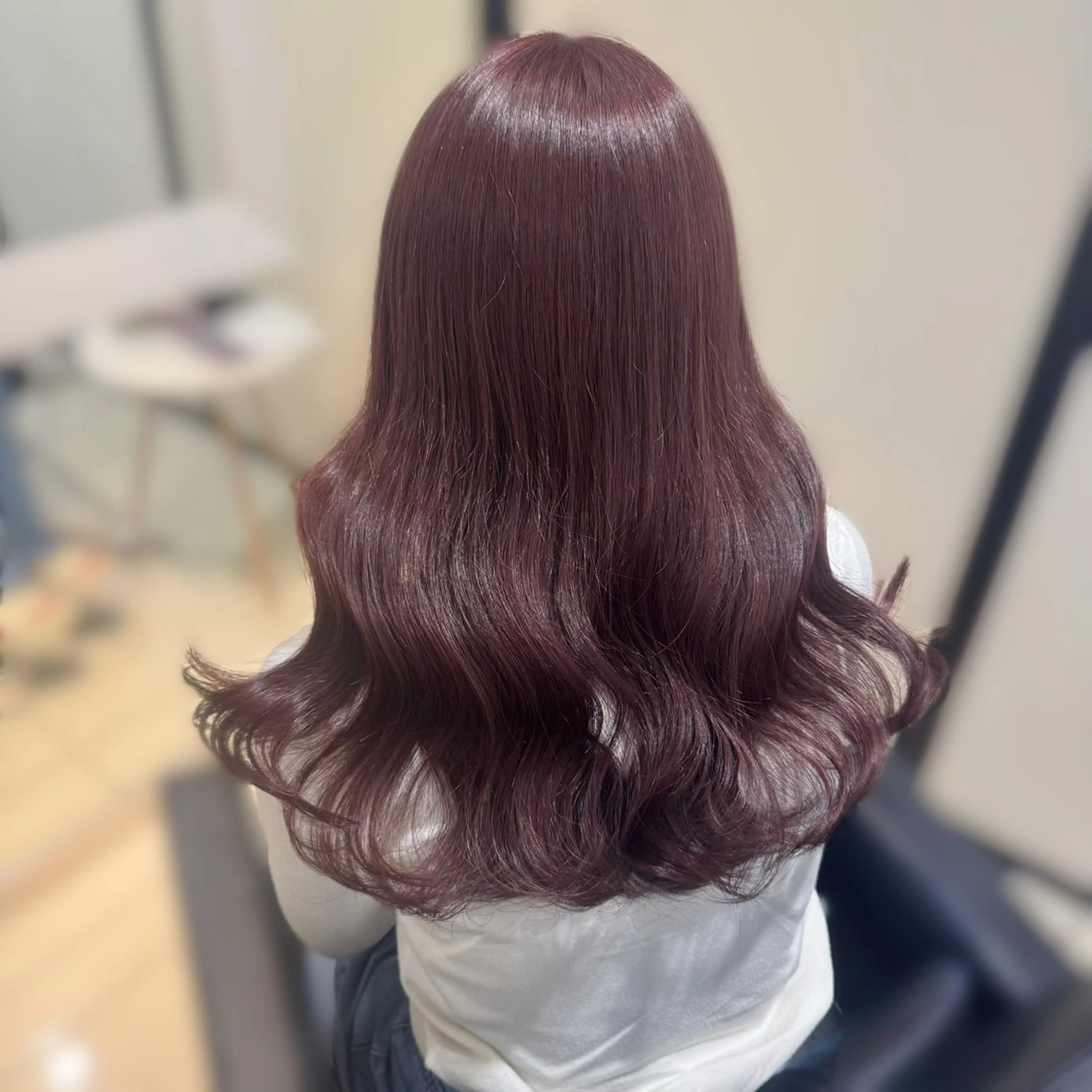 ロング カラー ブリーチ ラベンダーカラー ブリーチなしカラー ピンクカラー ピンクラベンダー カット ヘアカラー トリートメント ブリーチなしカラー kana🐱のヘアスタイル