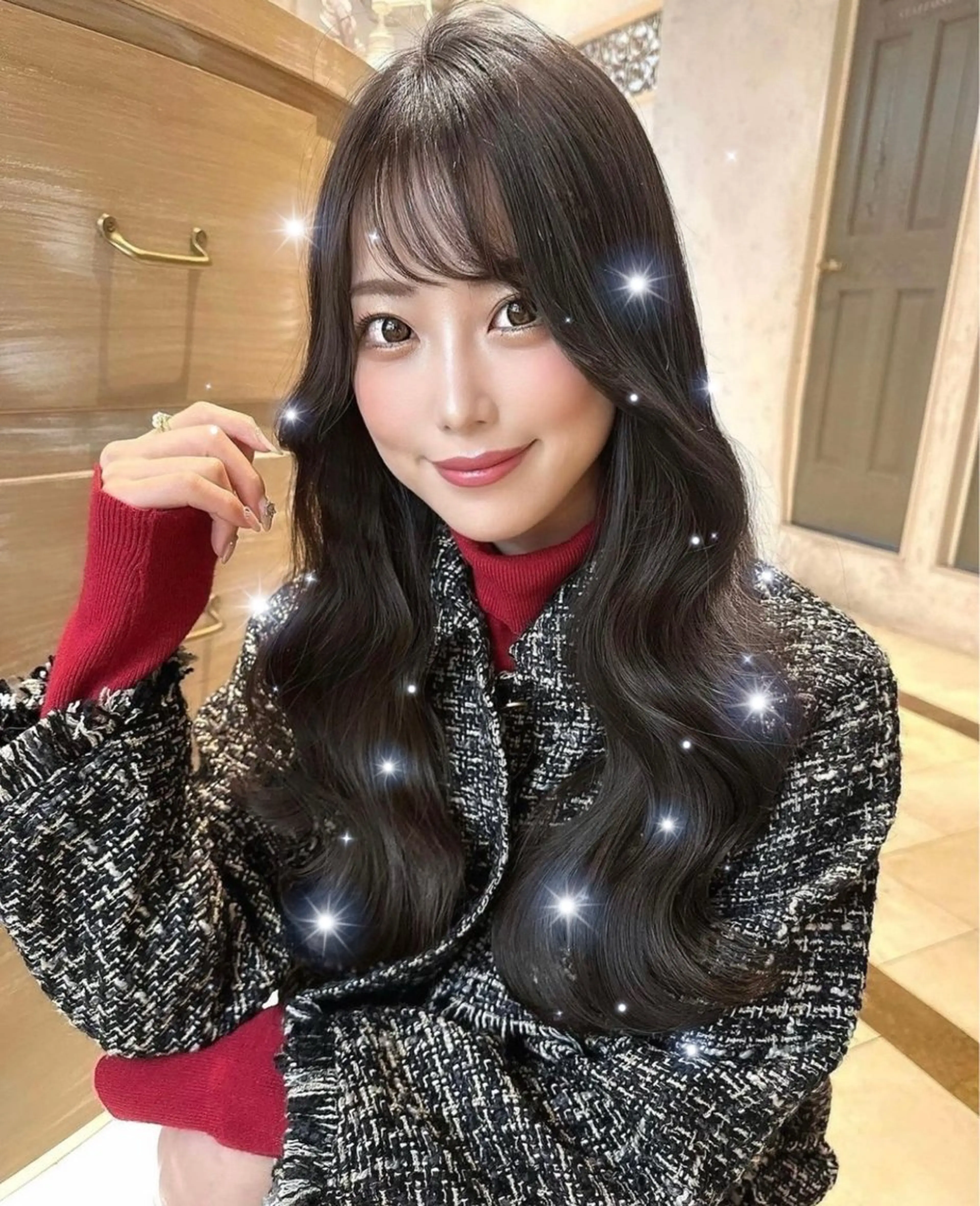 ロング ヘアカラー トリートメント ヘアセット 名古屋/髪質改善/ 透明感SHIZUKAのヘアスタイル