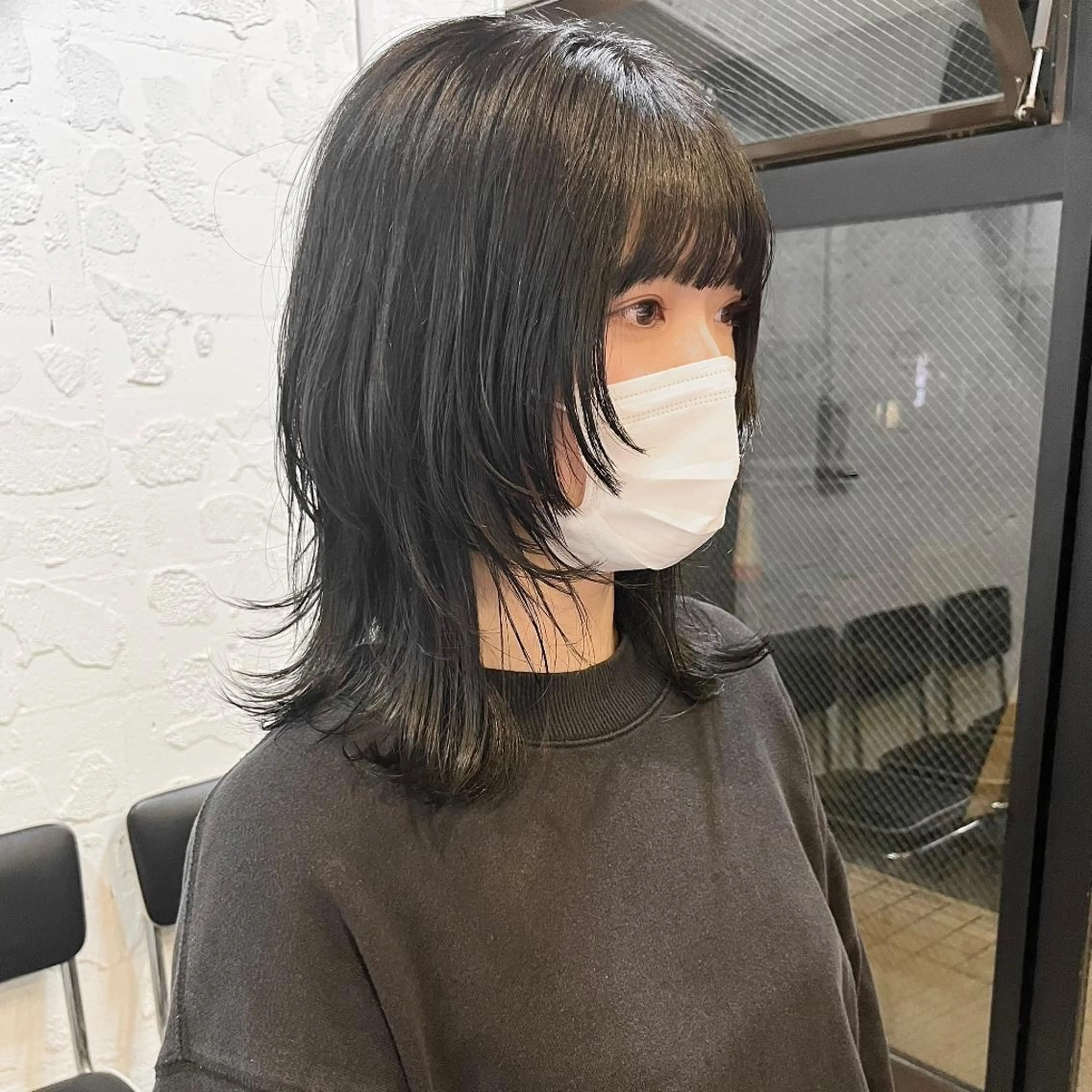 ミディアム カラー カット ヘアカラー トリートメント em HAIR 🌿下北沢のヘアスタイル