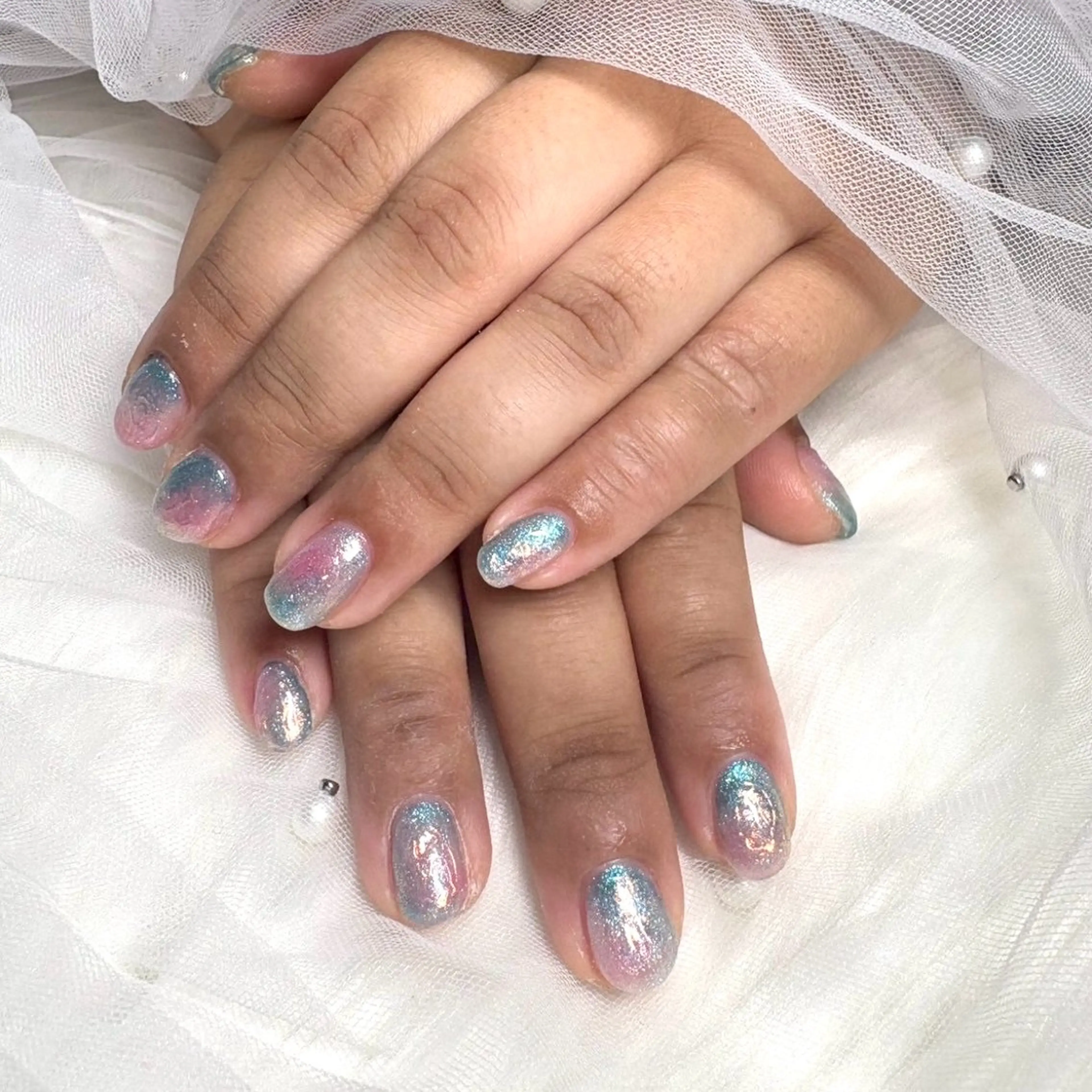 ネイル アートネイル キラキラネイル ニュアンスネイル ハンドネイル cerisier 坂本のネイルデザイン