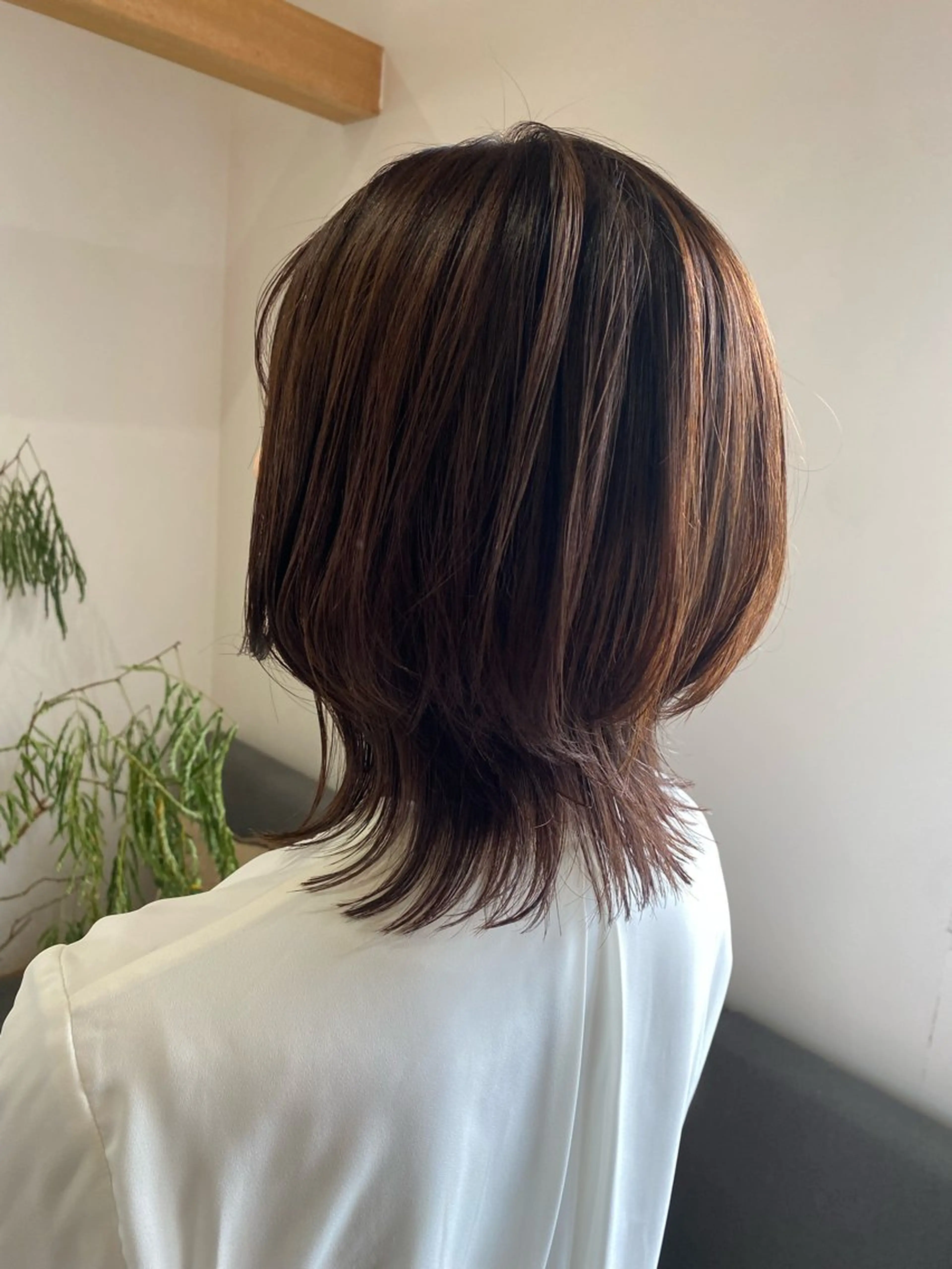 ミディアム カラー レイヤーカット fulam所属・MIKU ／fulamのヘアスタイル