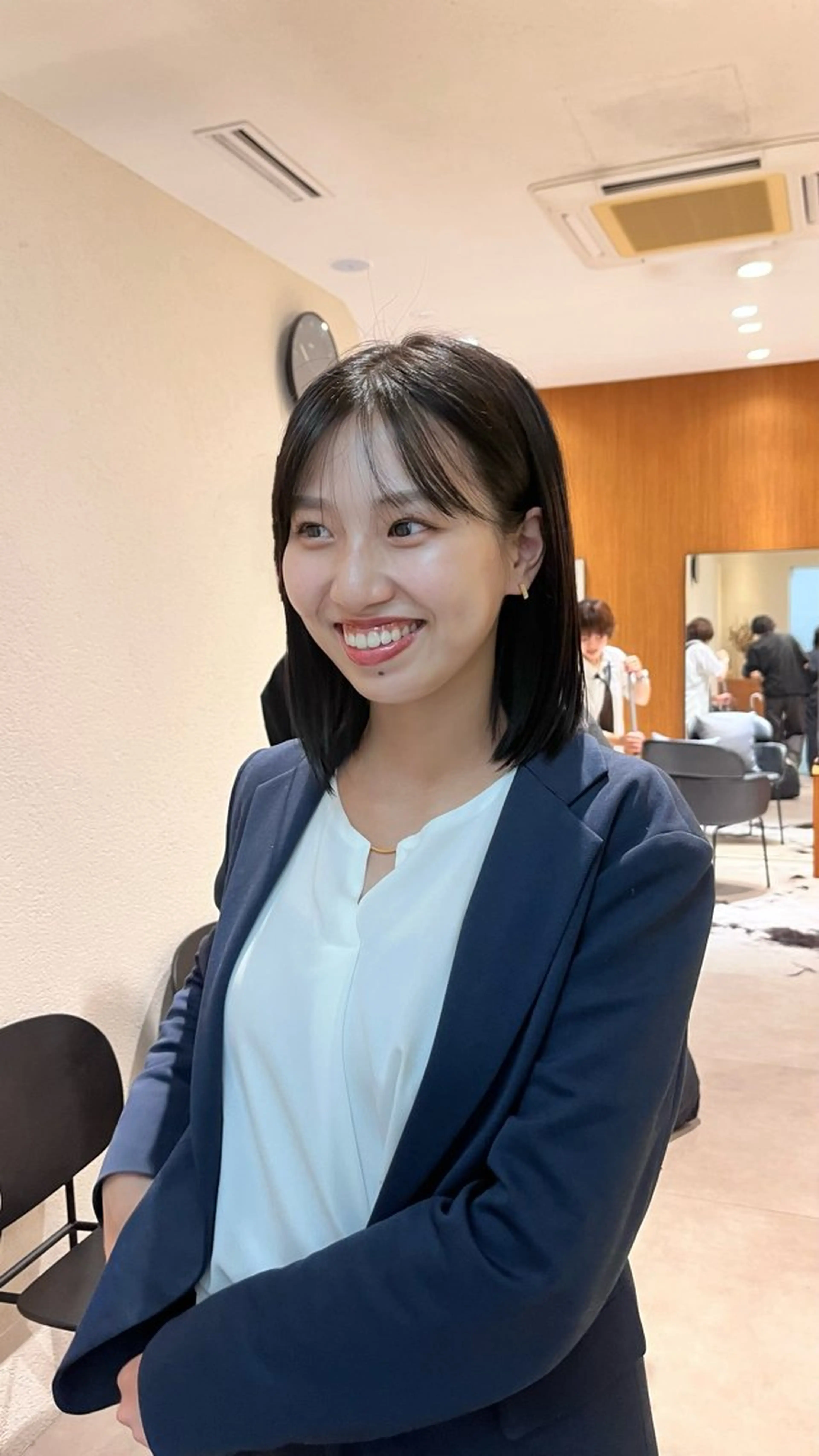 ミディアム ヘアカラー トリートメント yiye aoyama所属・表参道yiye うららのヘアスタイル