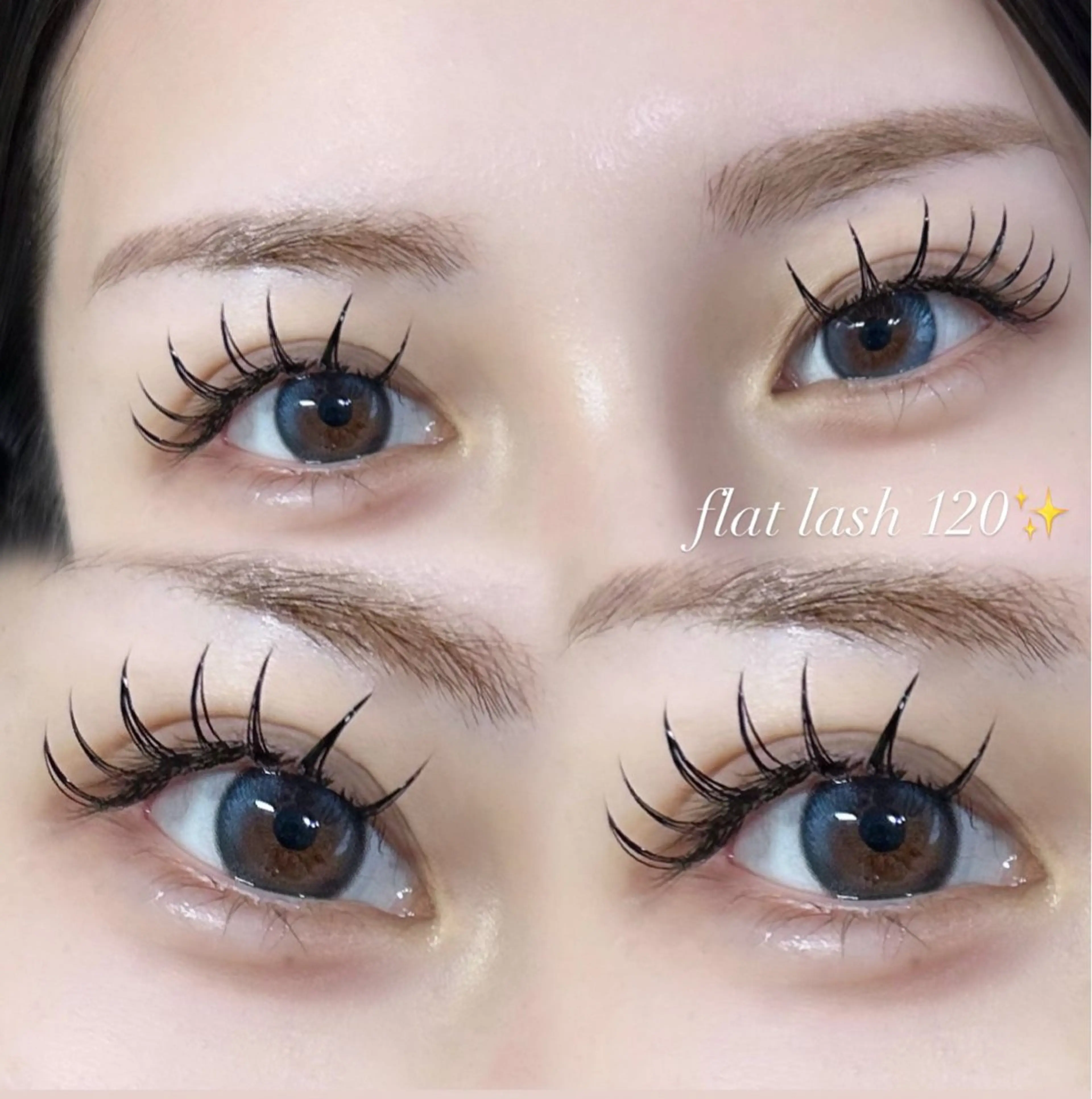 マツエク・マツパ フラットラッシュ eye list ❤︎AOIのマツエク・マツパデザイン