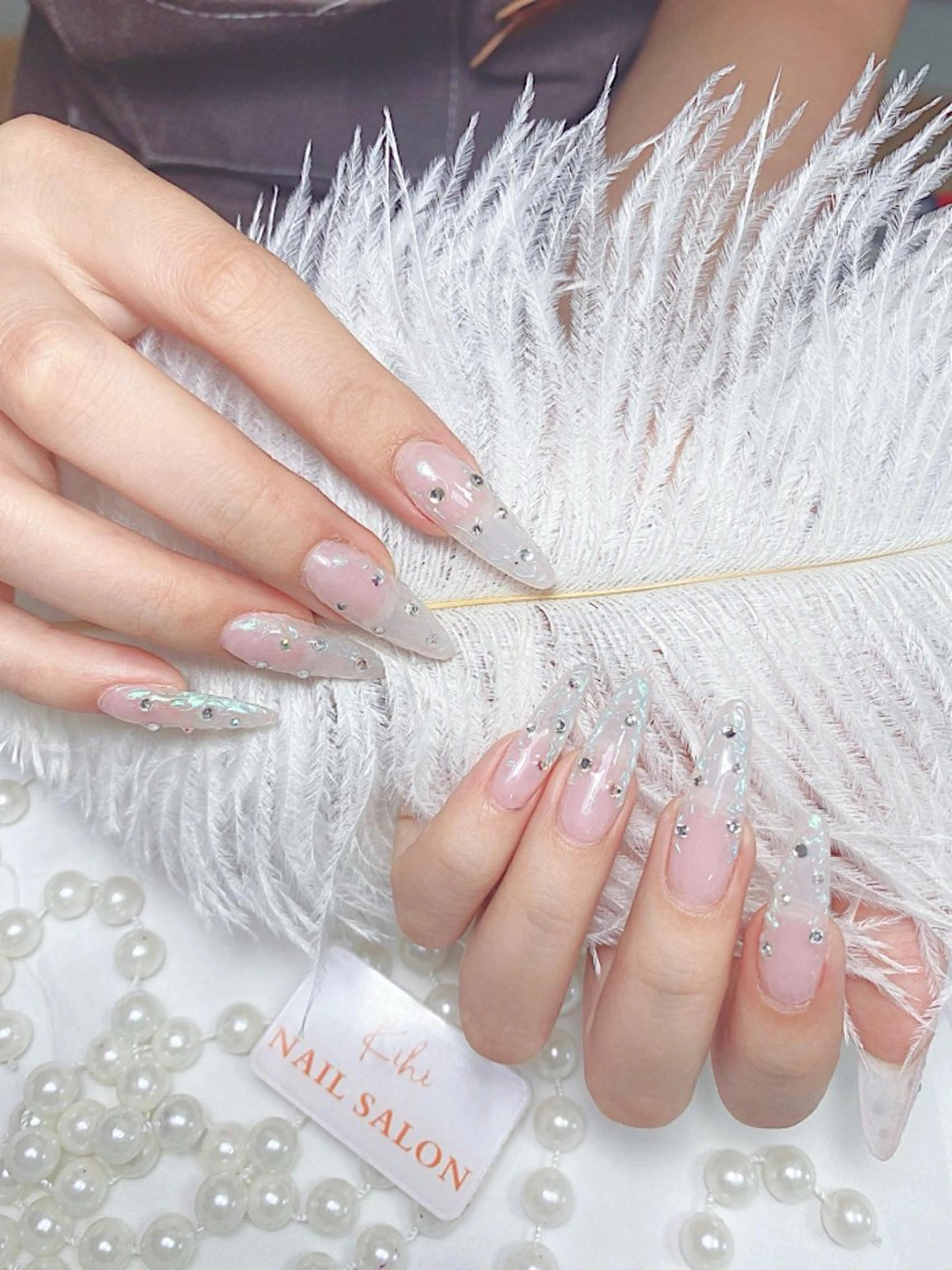 ネイル アートネイル フレンチネイル ジェルネイル グラデーション 韓国ネイル ハンドネイル 💕鈴木ユリ パラジェル/オフ無料のネイルデザイン