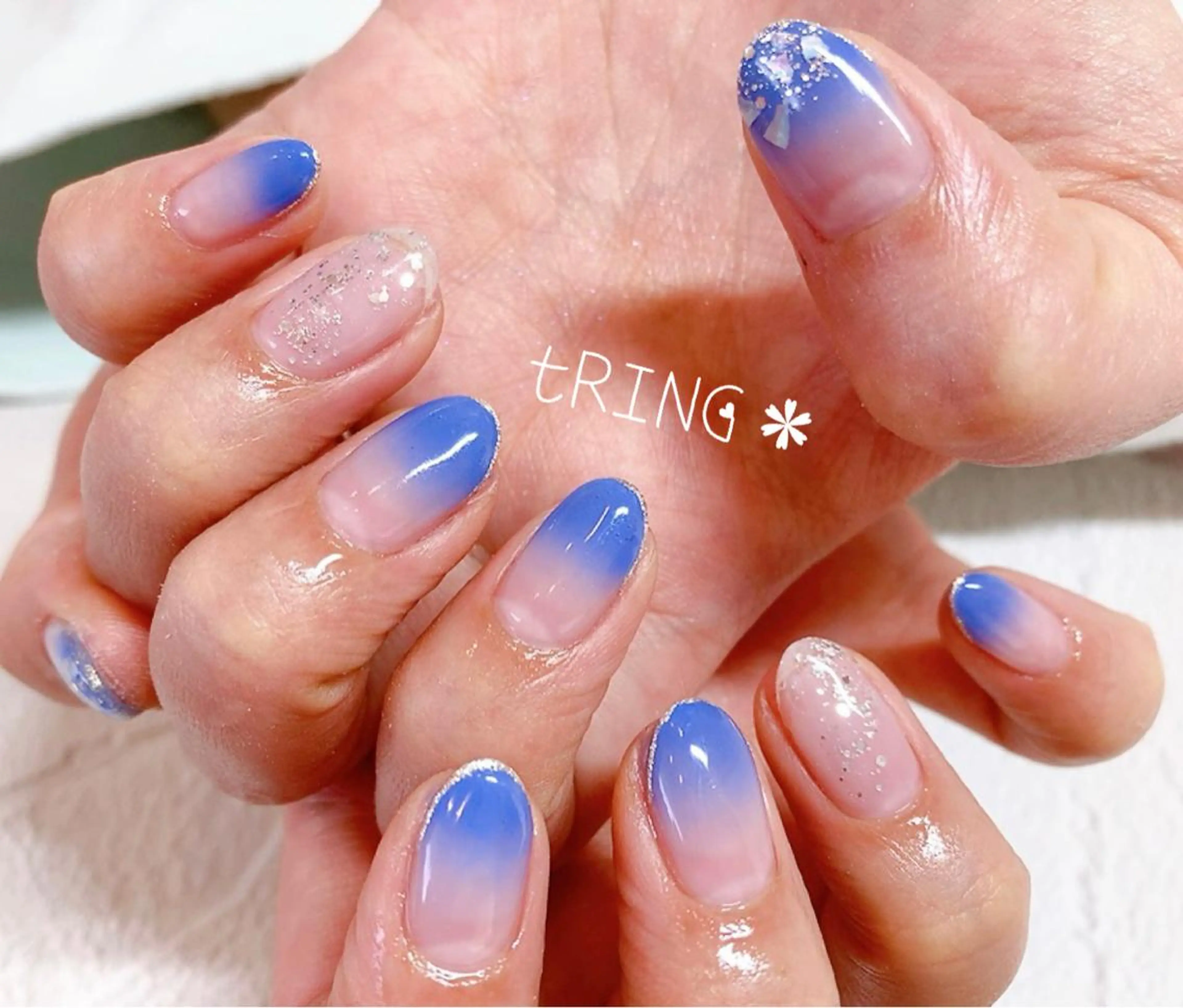 ネイル ハンドネイル tRING＊ しいの木台のネイルデザイン