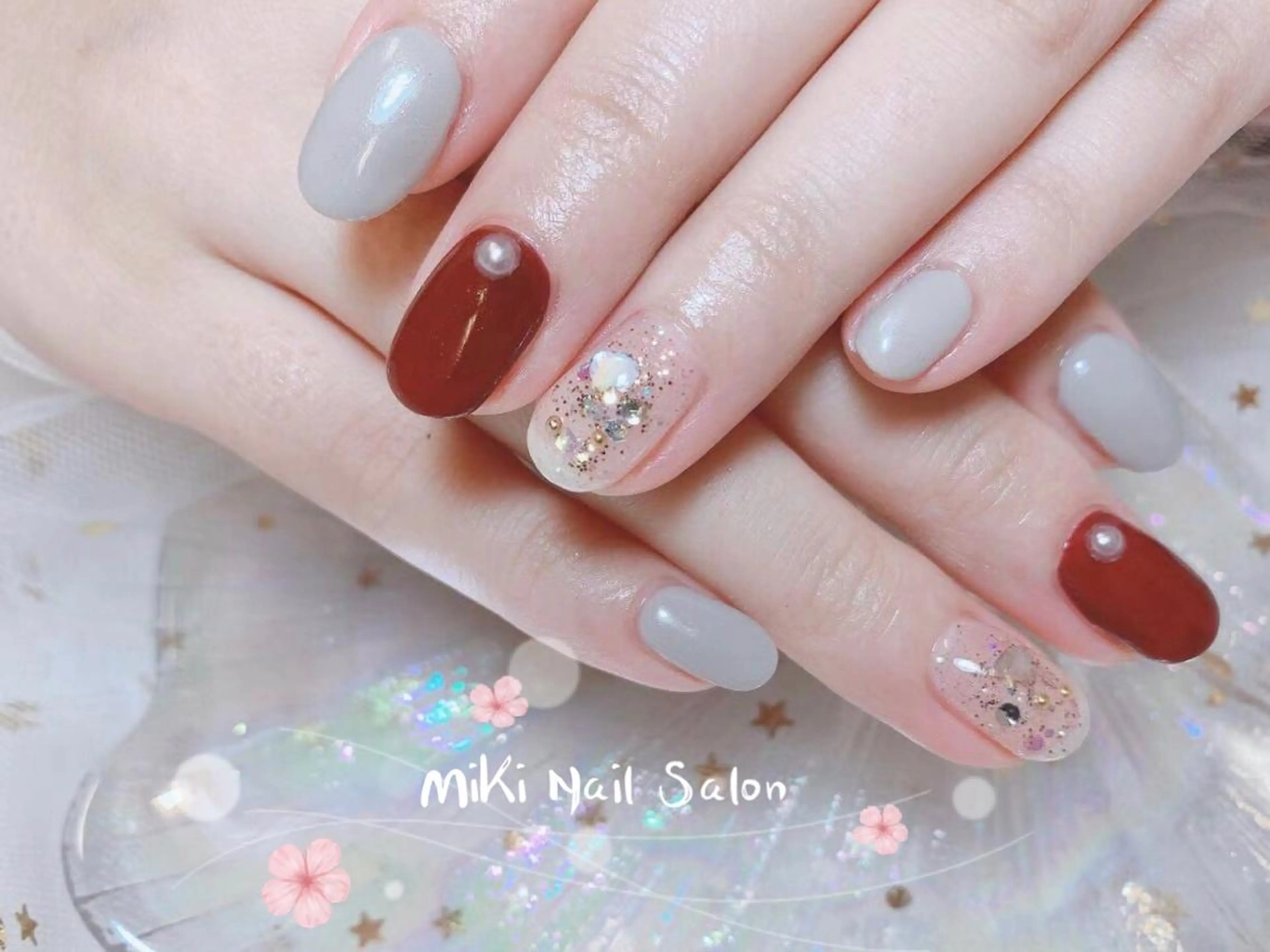 ネイル MiKi Nai池袋 長さだし得意のネイルデザイン