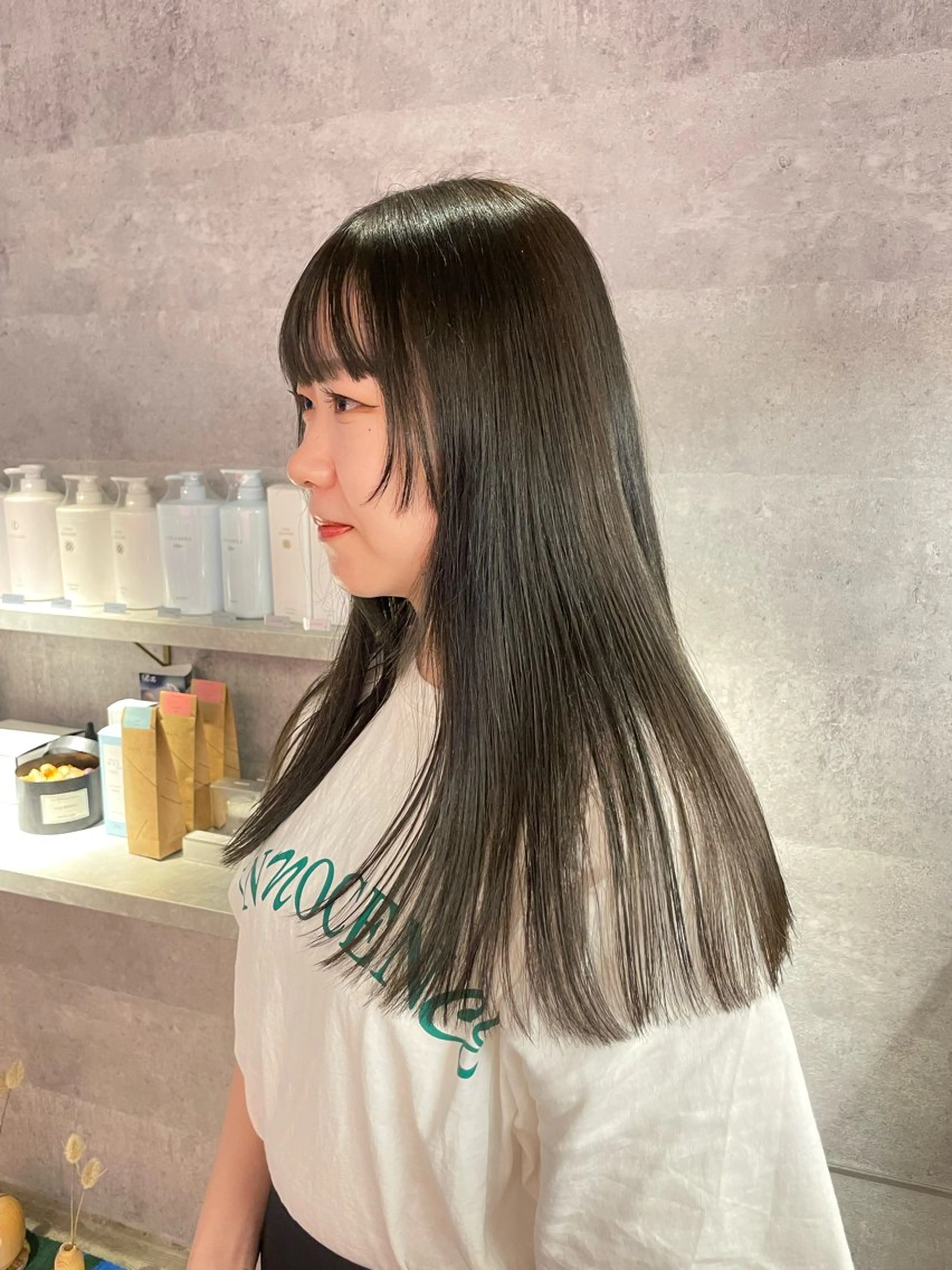 ロング 山田 遥のヘアスタイル