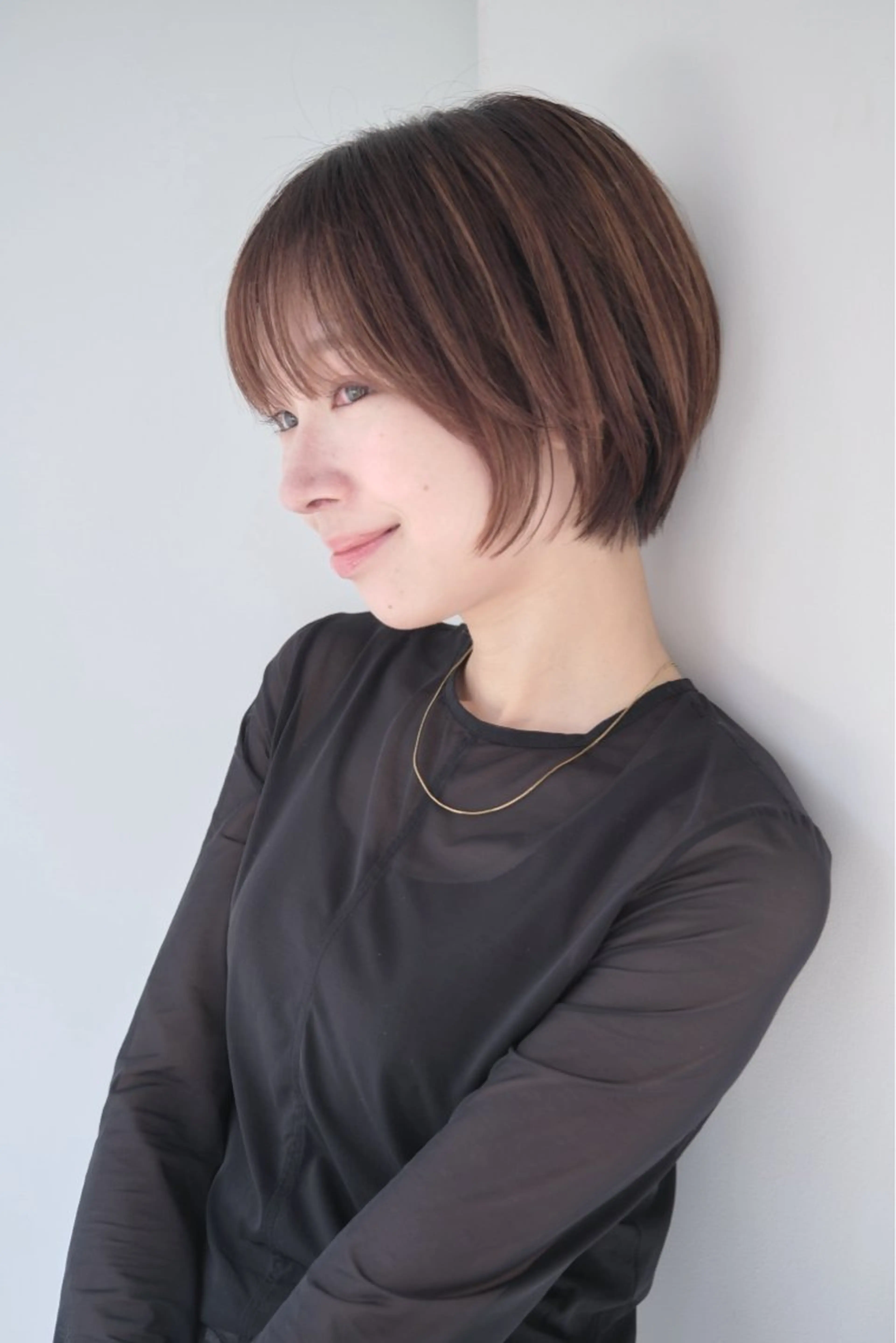 似合わせカット➕透明感カラー【艶髪/透明感/韓国ヘア】の写真