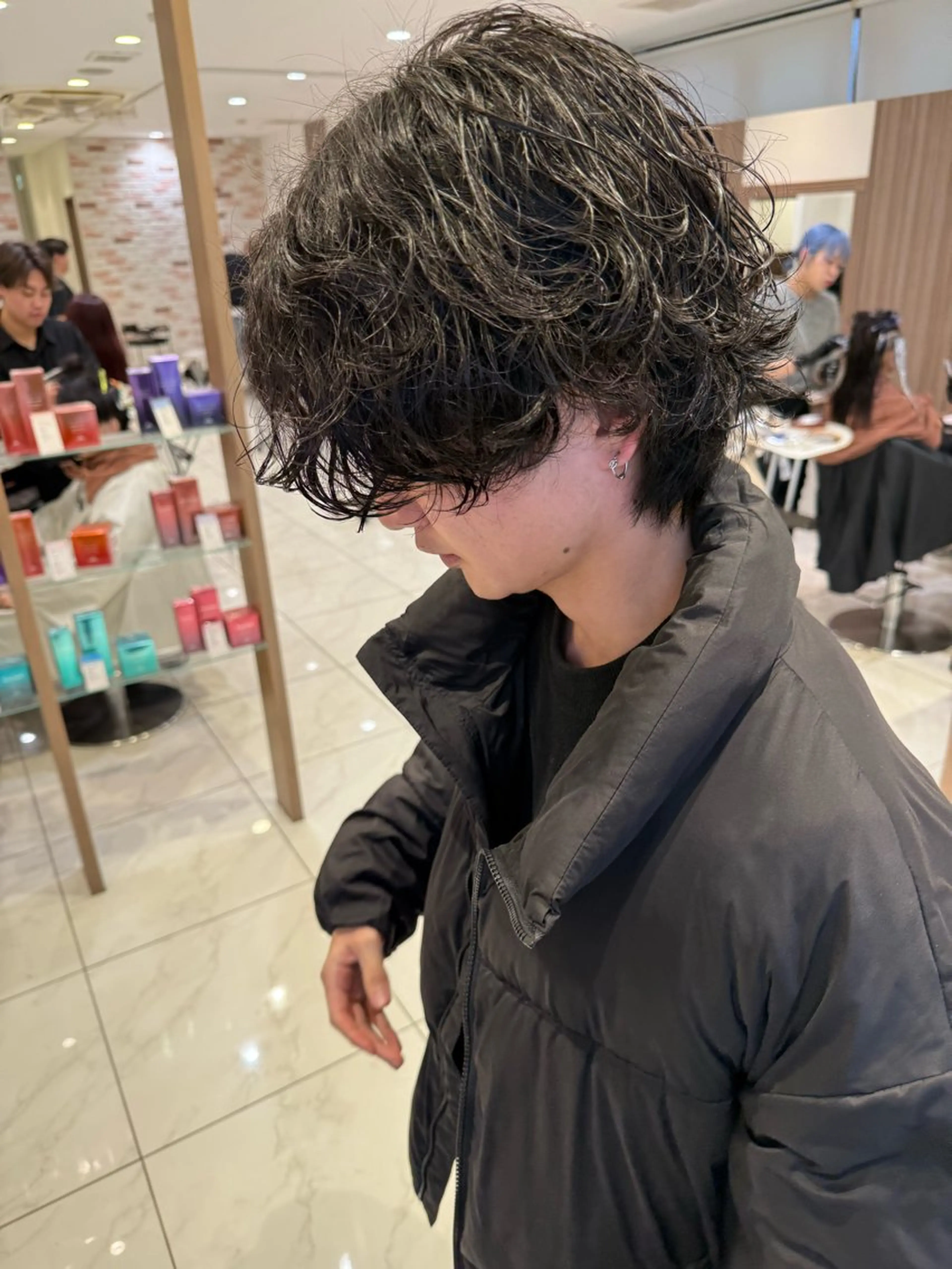 ご新規様限定クーポン🎟👦🏽🌟【カット+シャドウパーマ】の写真