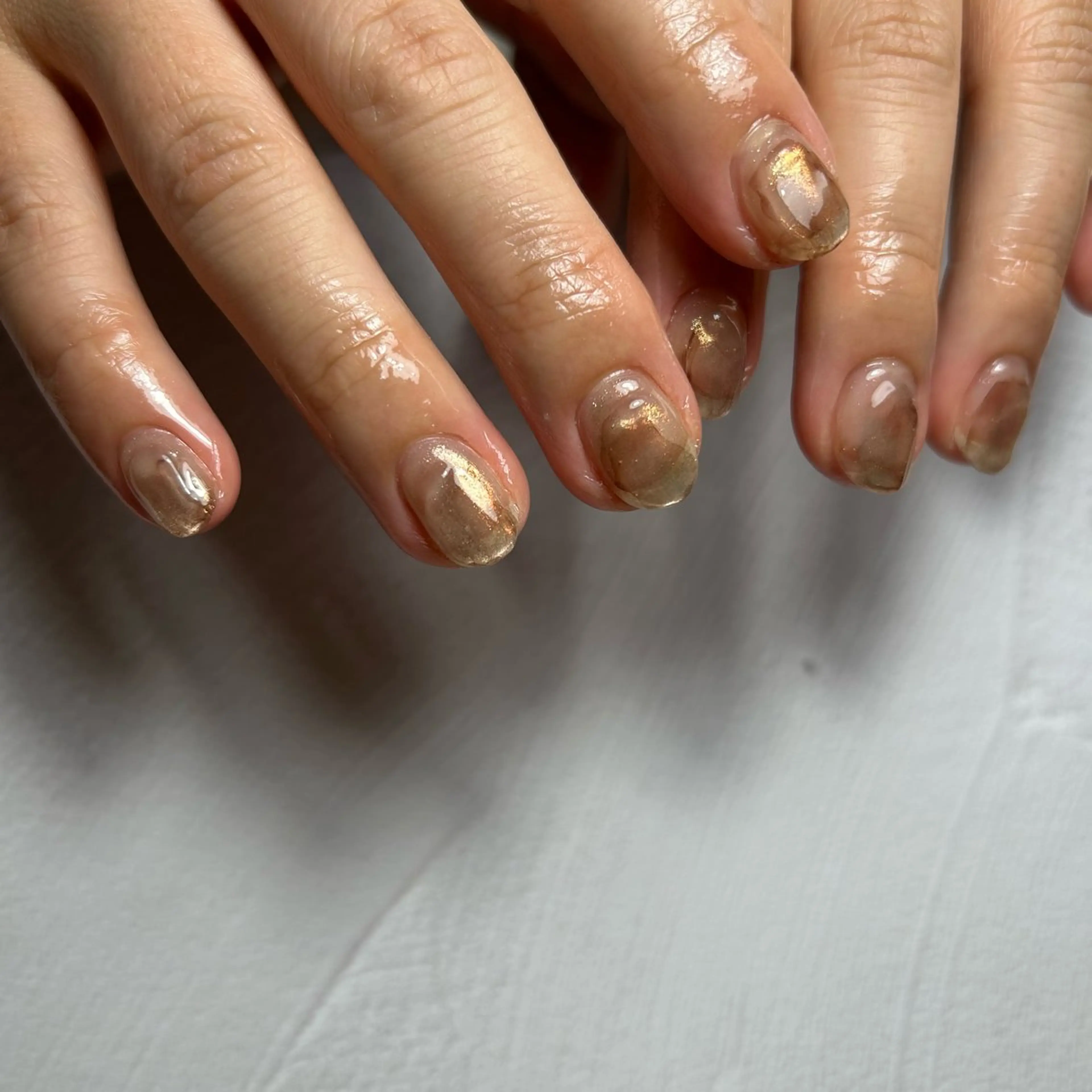 ネイル マグネットネイル ニュアンスネイル Aika／爪エステ プロテケアネイル®︎のネイルデザイン