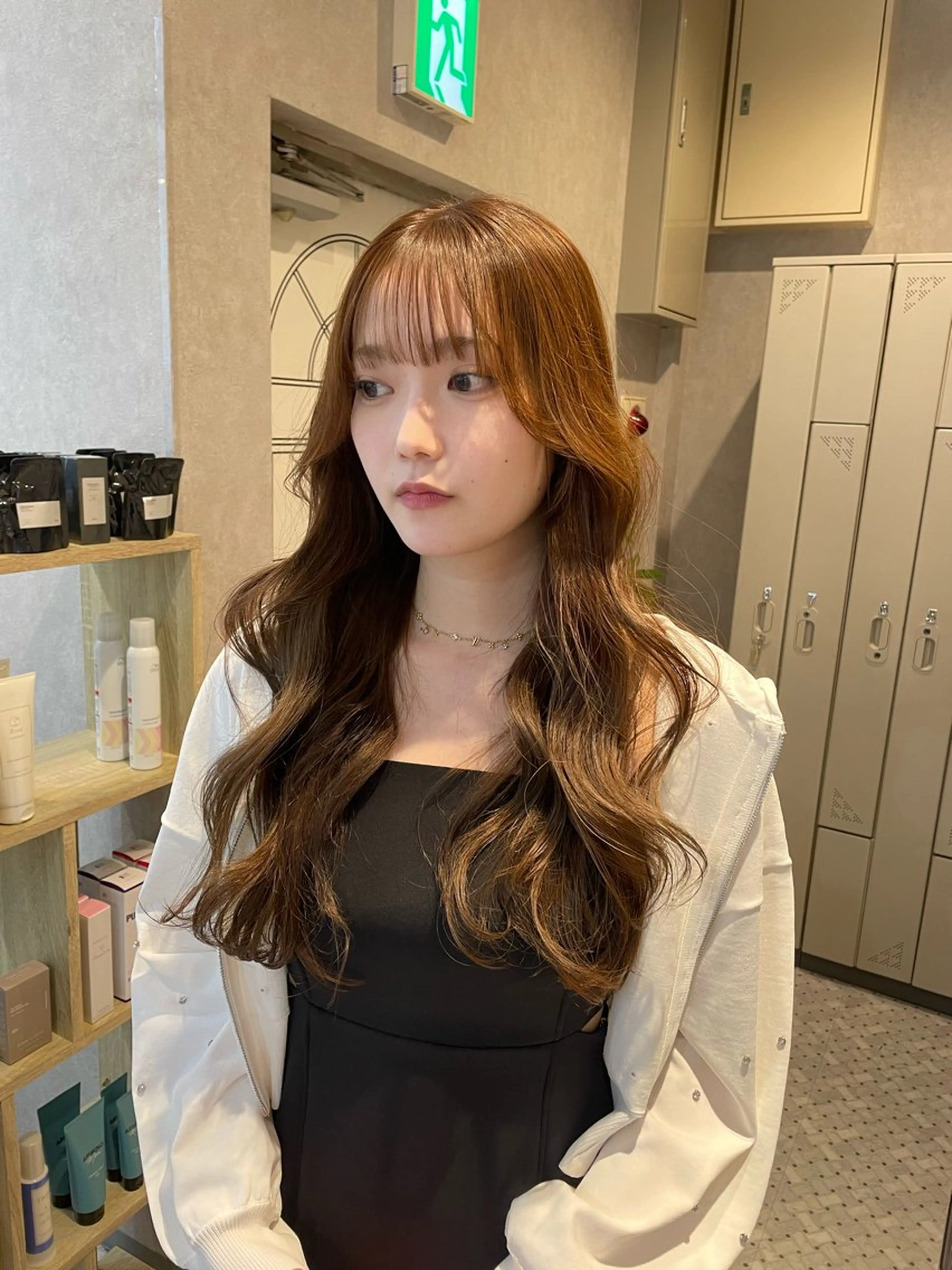 ロング 女性スタイリスト専門サロン Zina 天神西通り所属・艶髪韓国ヘア MANAMI🎀のヘアスタイル