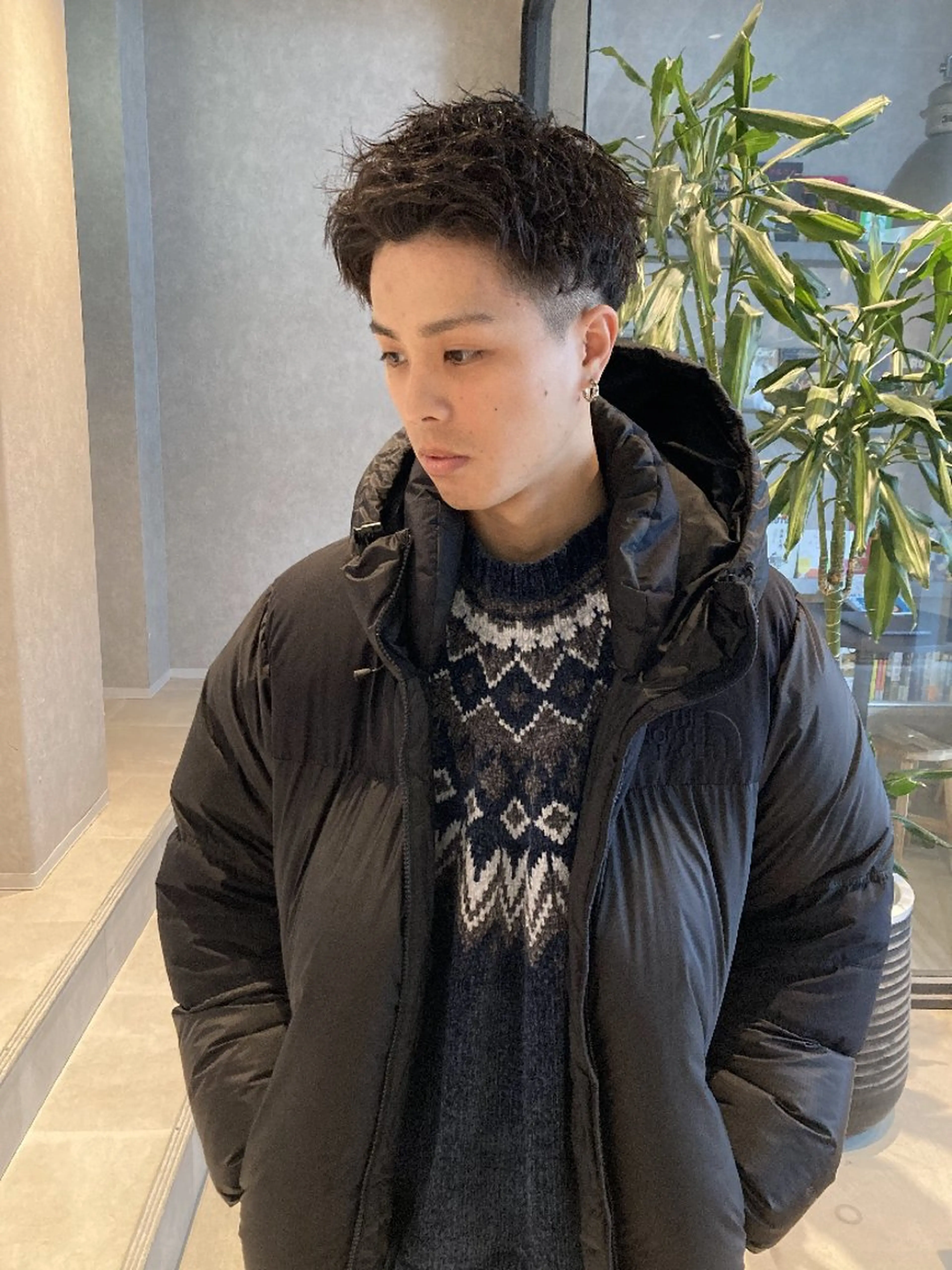 ショート パーマ ツイストスパイラルパーマ スパイラルパーマ カット パーマ 植村 篤嗣のヘアスタイル