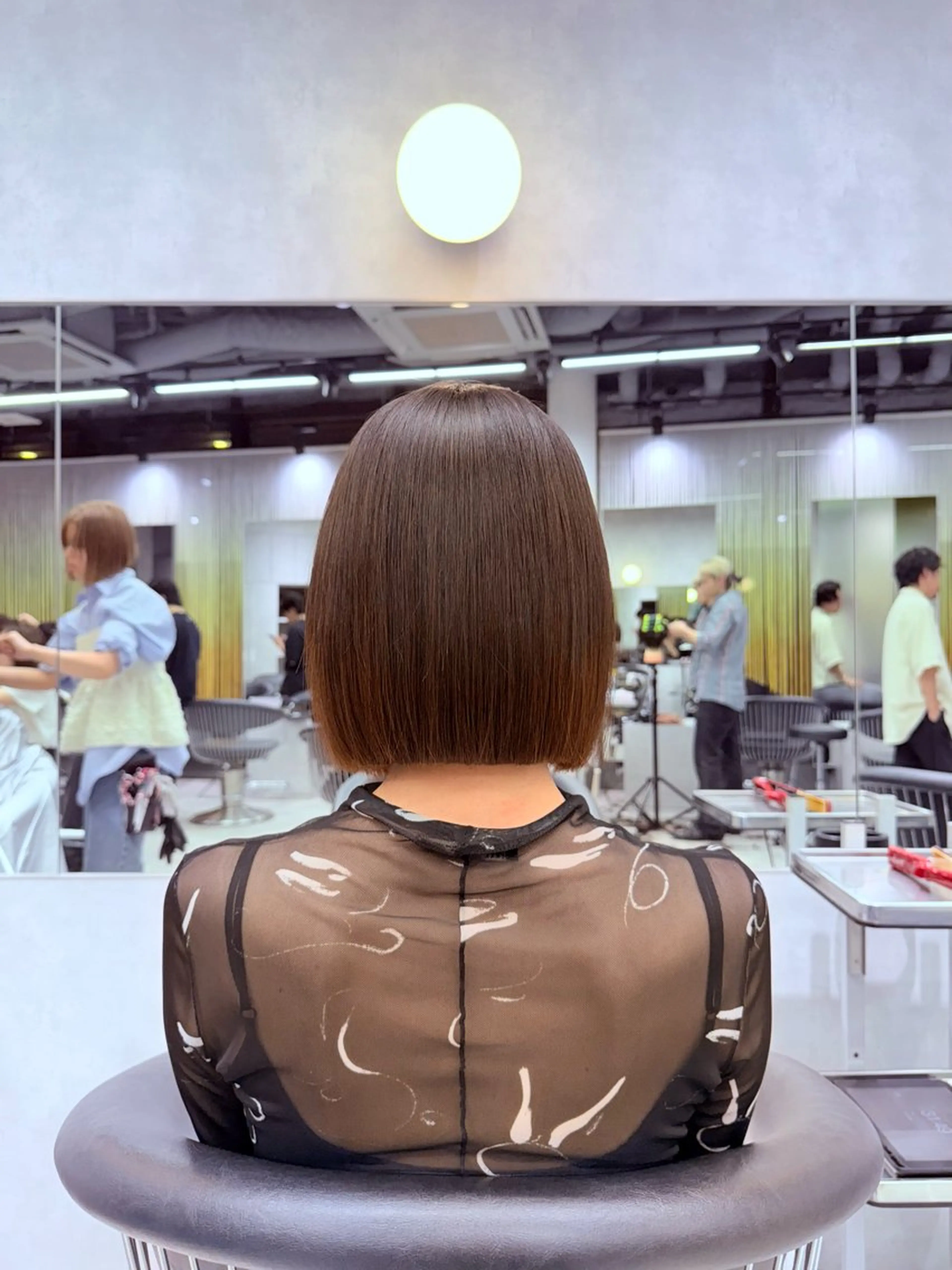 ショート youres hair恵比寿本店所属・縮毛矯正×レイヤー カット/飯田 輝のヘアスタイル