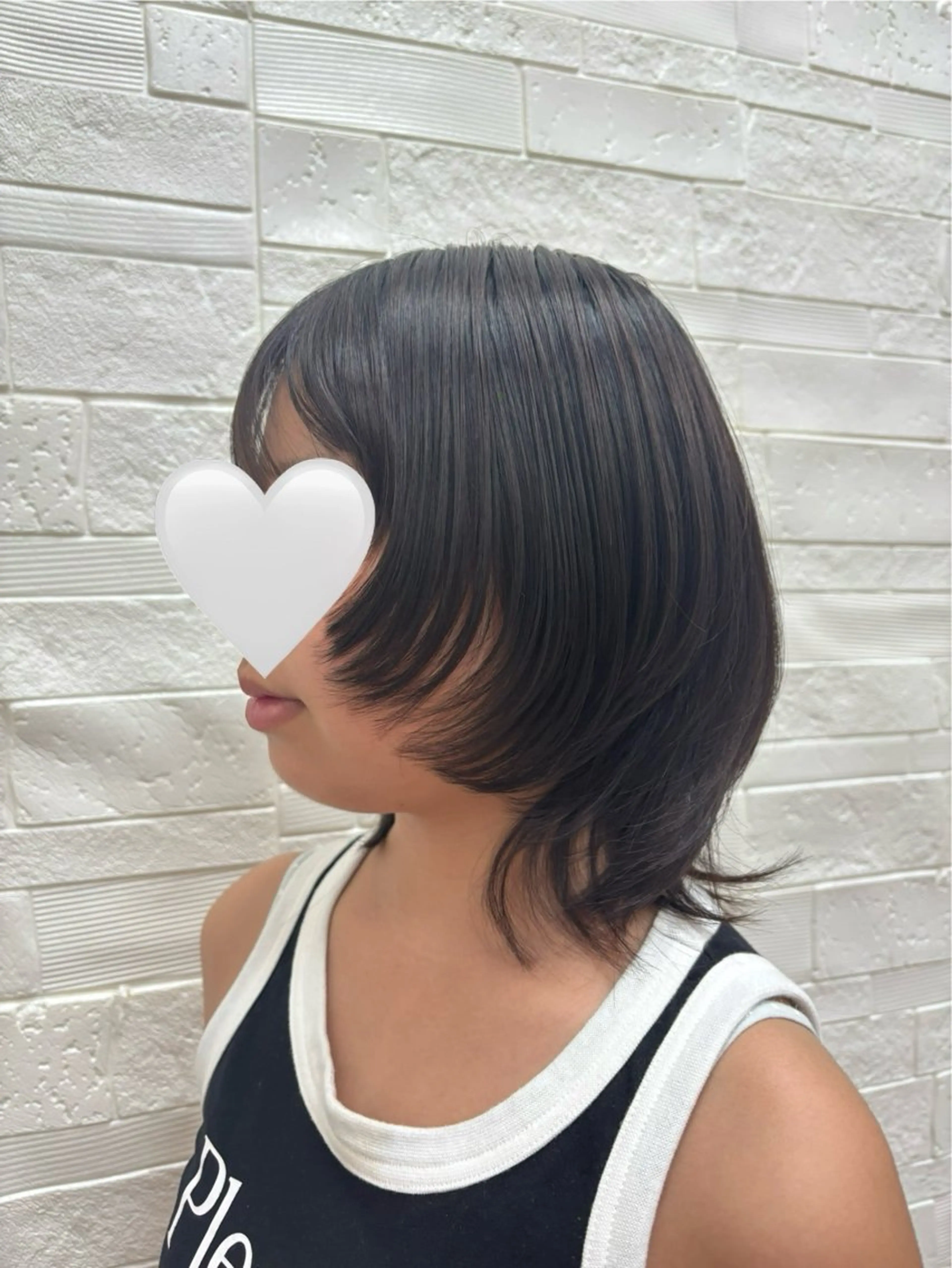 セミロング 坂田 美空のヘアスタイル