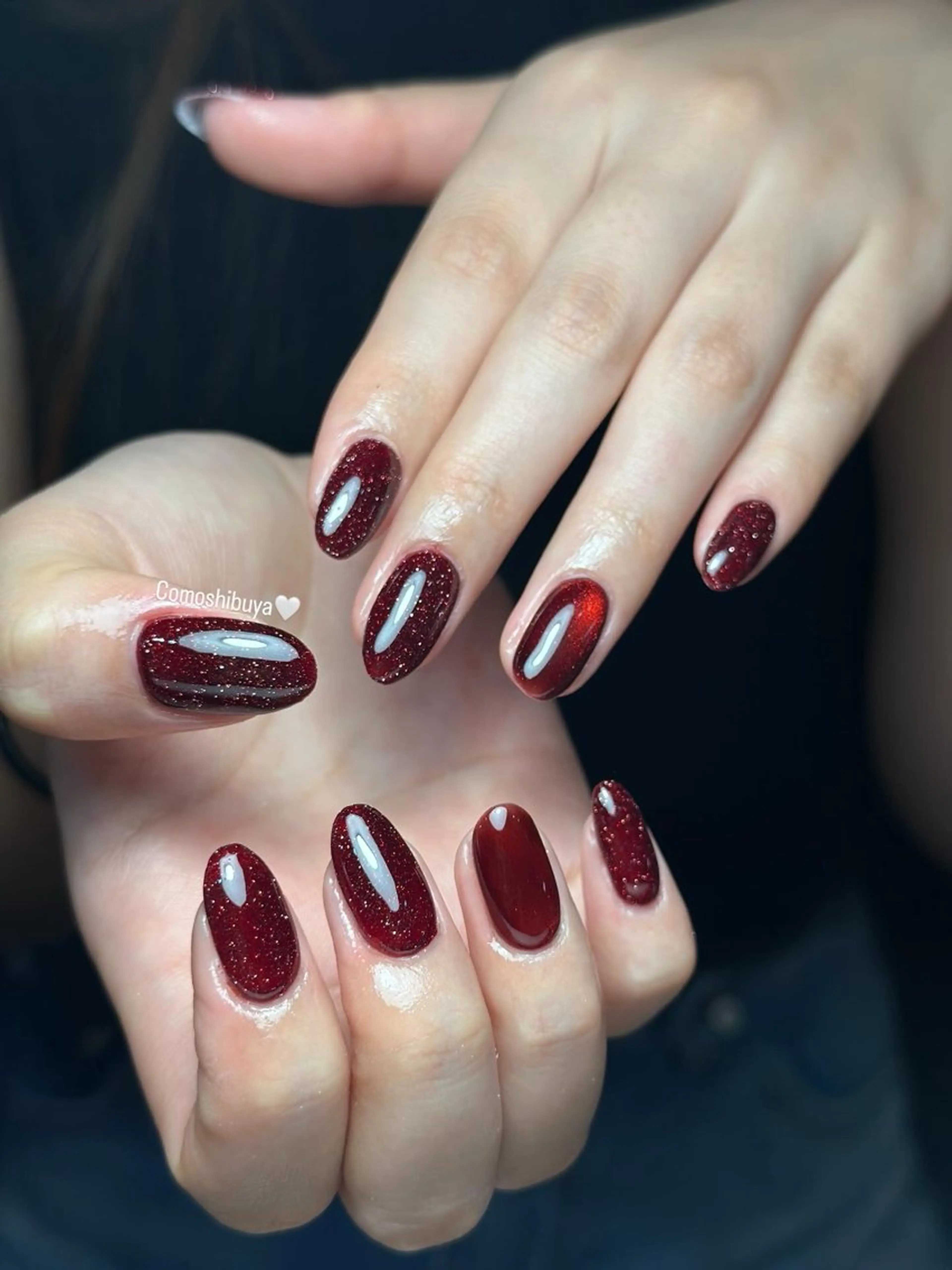 ネイル 韓国ネイル シンプルネイル ワンホンネイル ハンドネイル CoMo Nail Studio所属・CoMo Nailのネイルデザイン